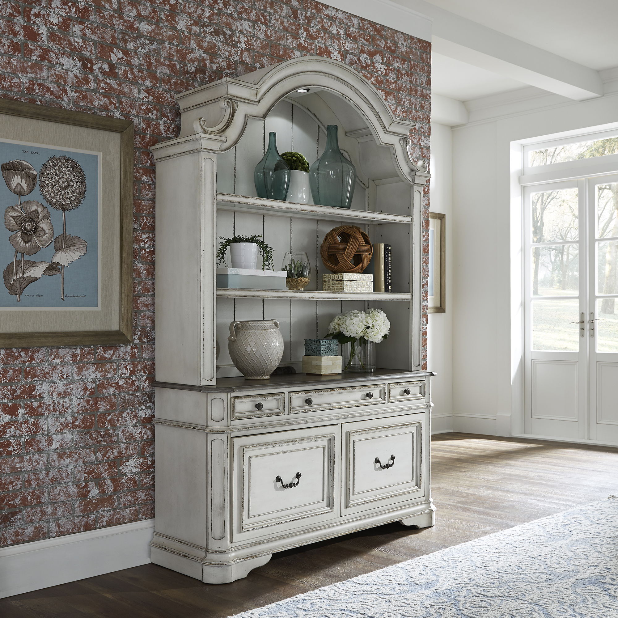 Magnolia Manor - Wood Credenza