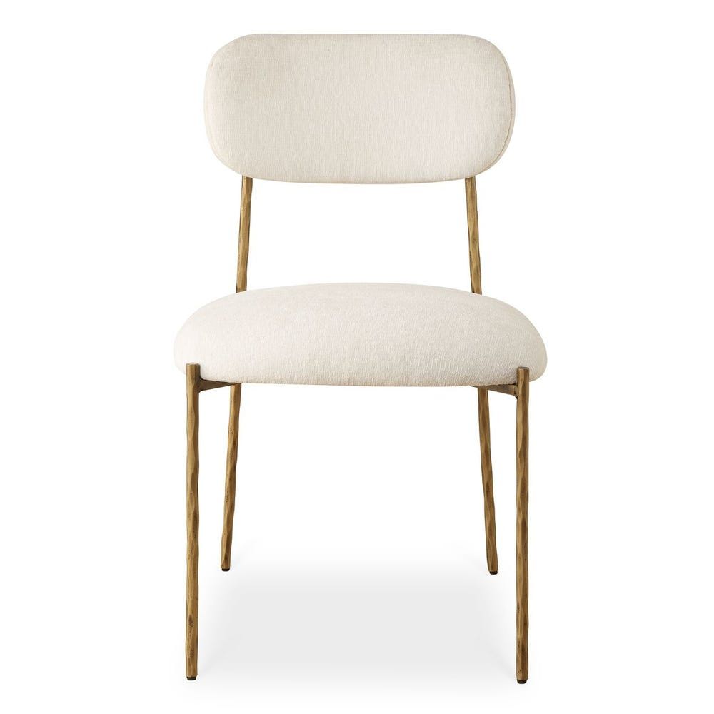 Capture - Dining Chair (Set of 2) - Gold / White