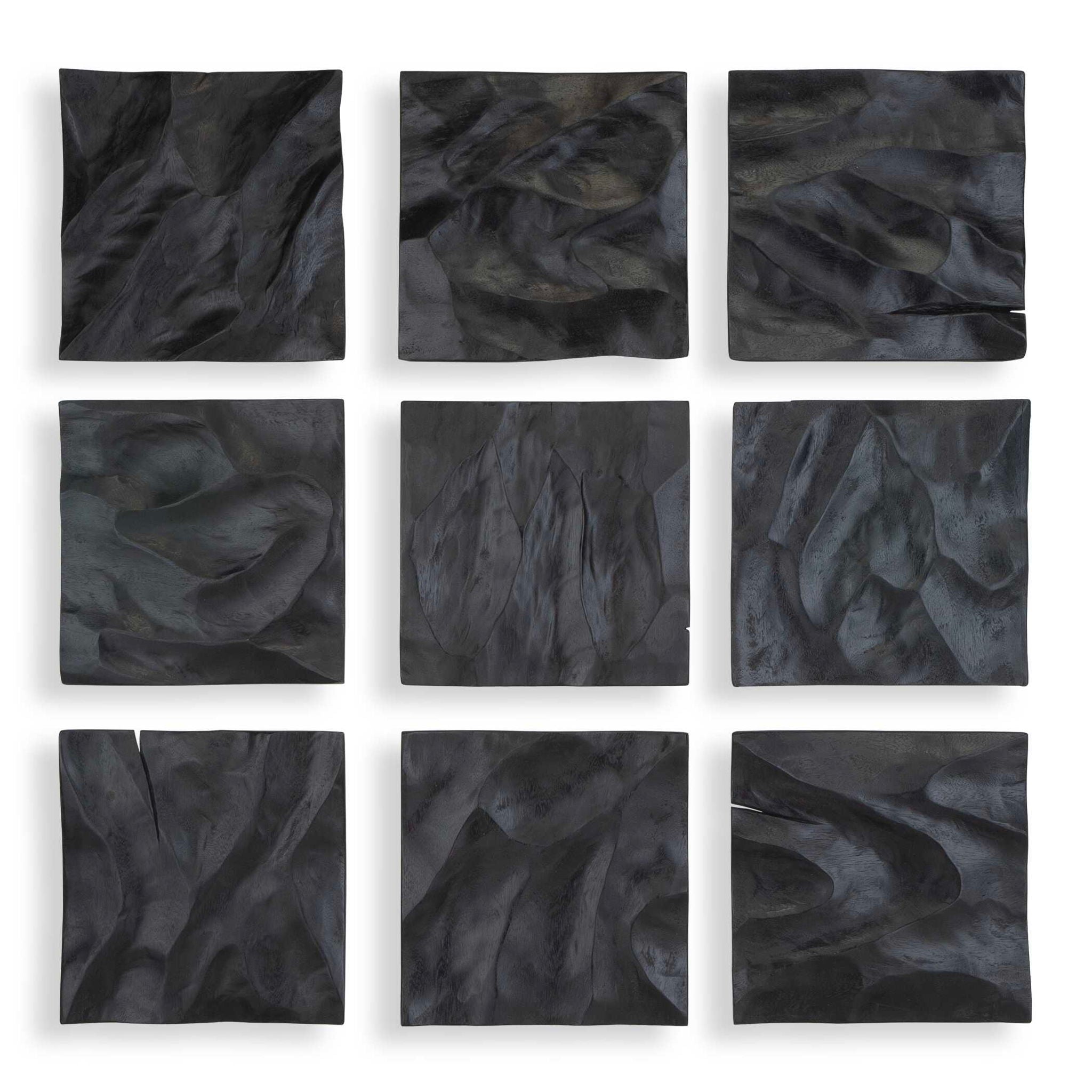 Malosi - Wood Wall Decor (Set of 9) - Black