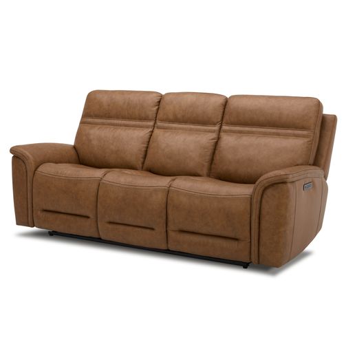 SG Recliner Sofa,Love & Chair/Cooper camel