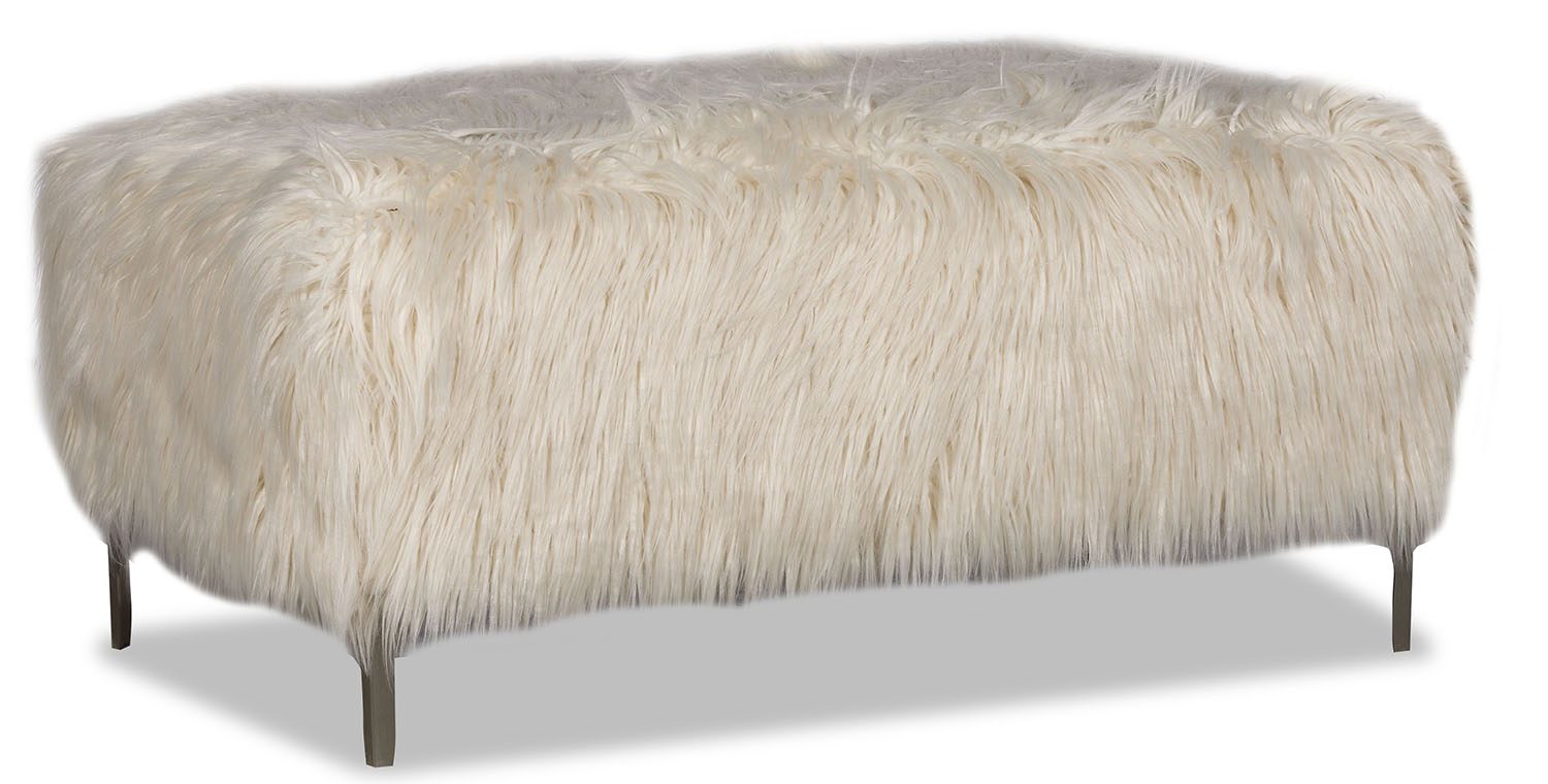 93-11 Ottoman/ choice of leather or fabric