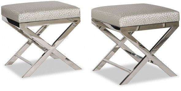 14-11 Ottoman/Choice of leather & fabric