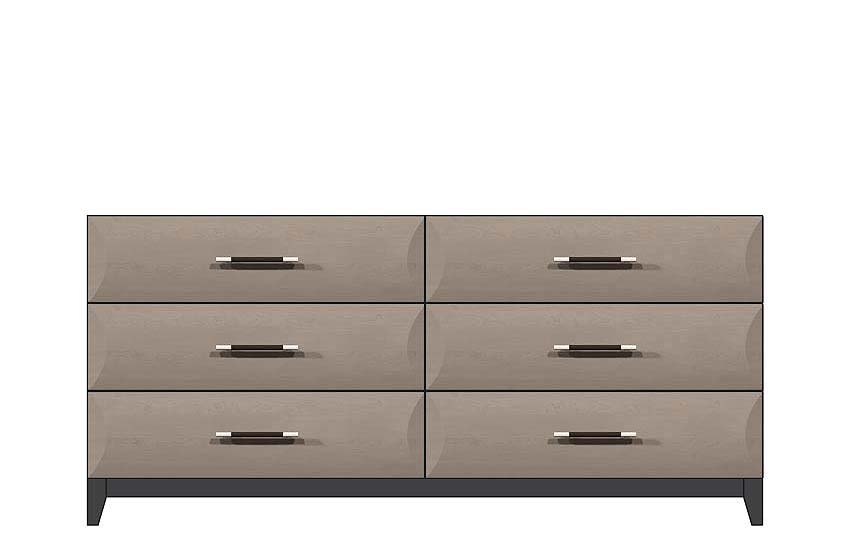 Amish American modern Dresser 72"/ choice of finish