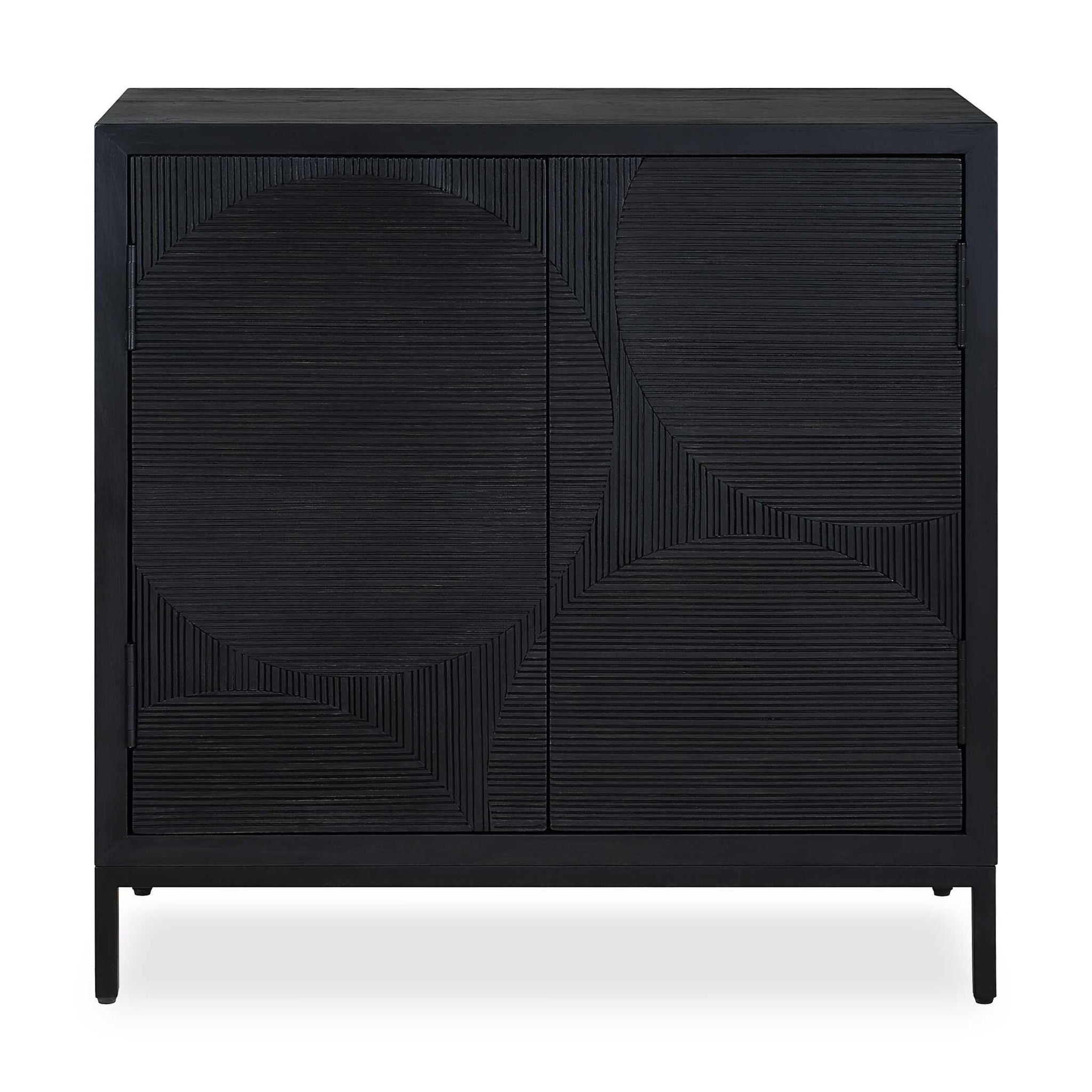 Beswick - 2 Door Cabinet - Black