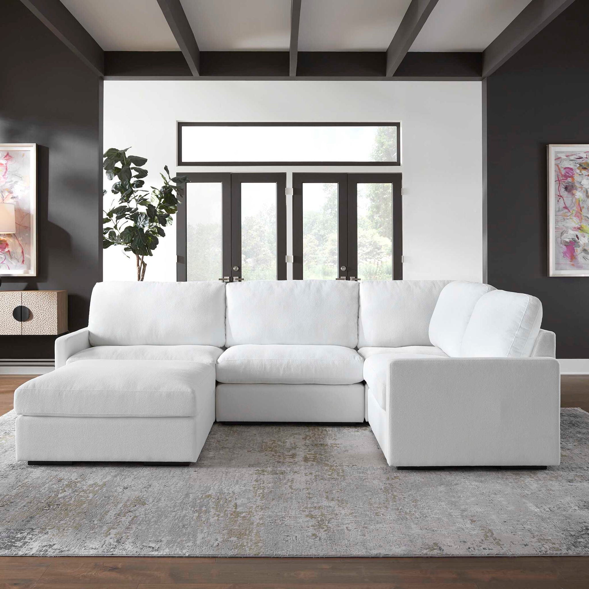 Refuge - Corner Sofa - Arctic White