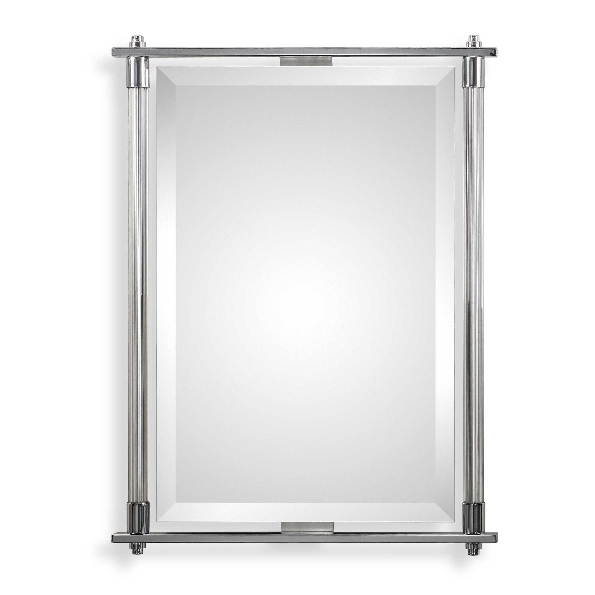 Adara - Vanity Mirror - Pearl Silver