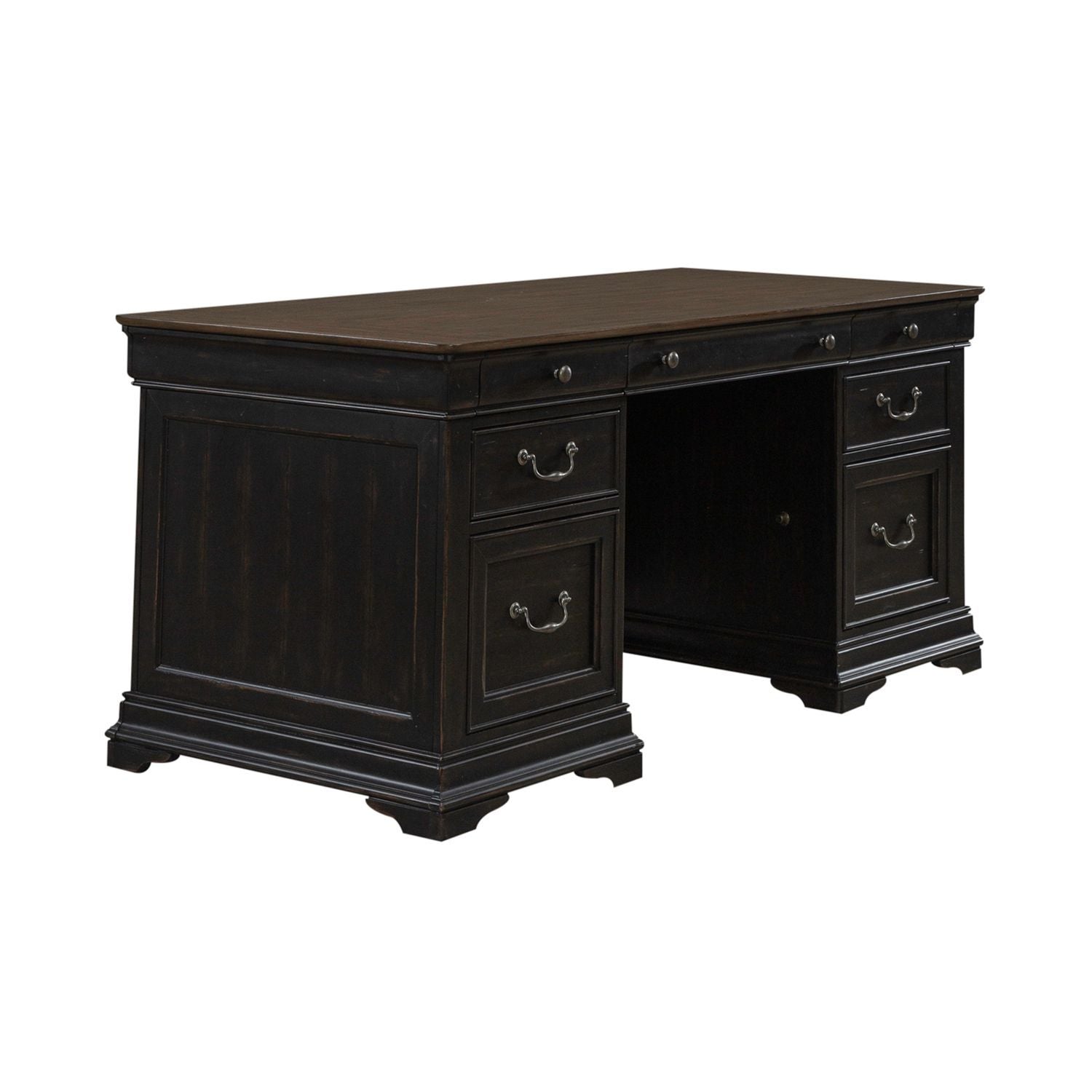 Meritage - Jr Executive Desk - Black