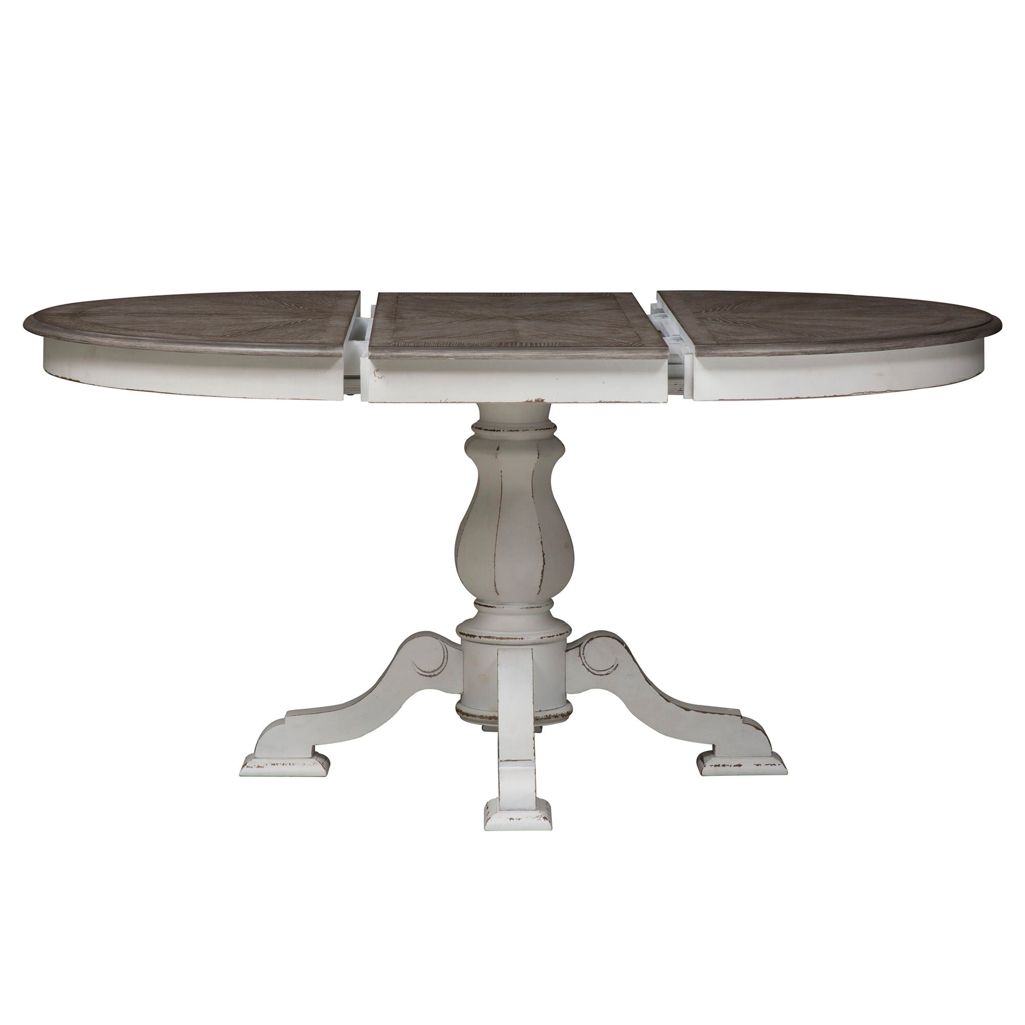 Magnolia Manor - Pedestal Table Top - White