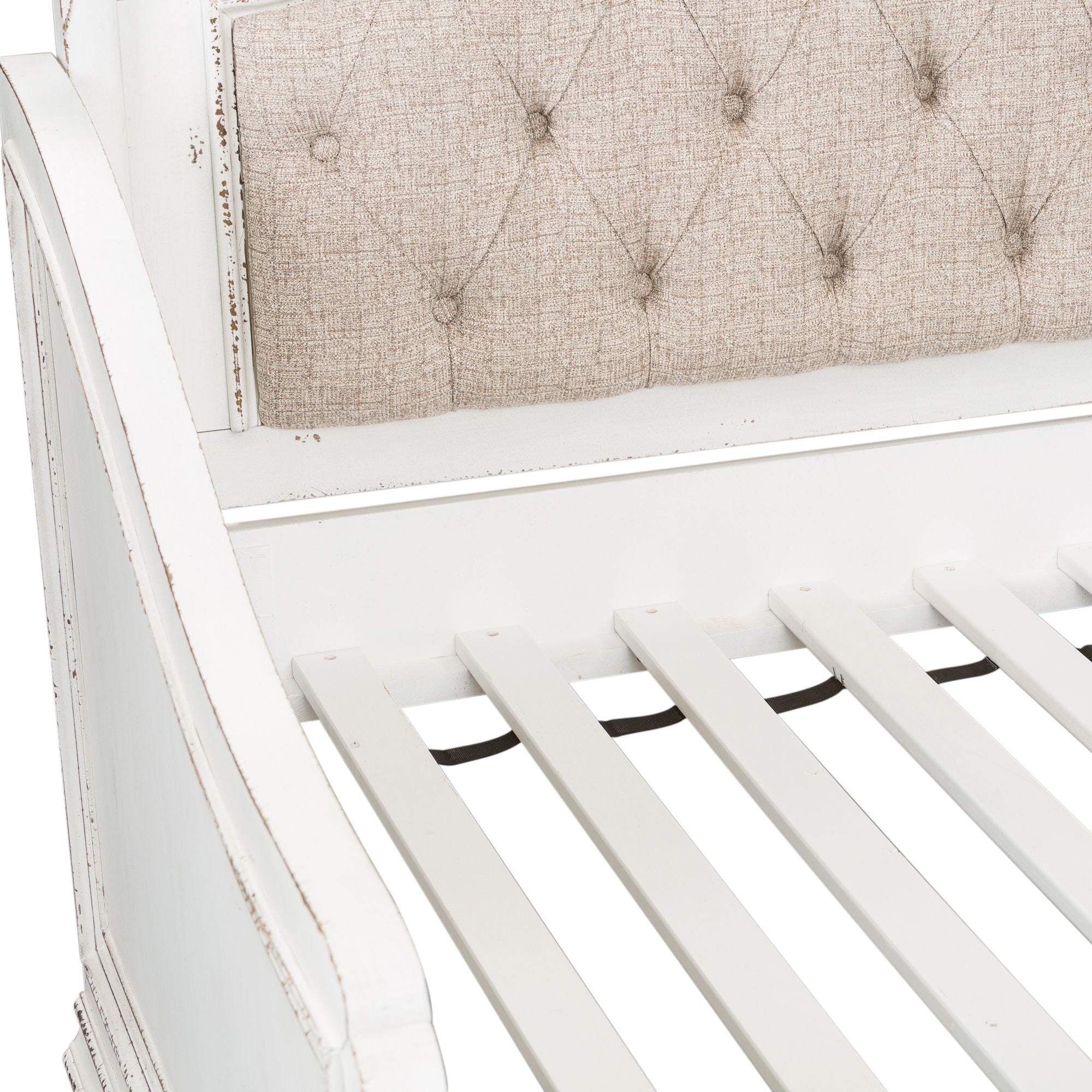 Magnolia Manor - Twin Daybed Slat Roll - White