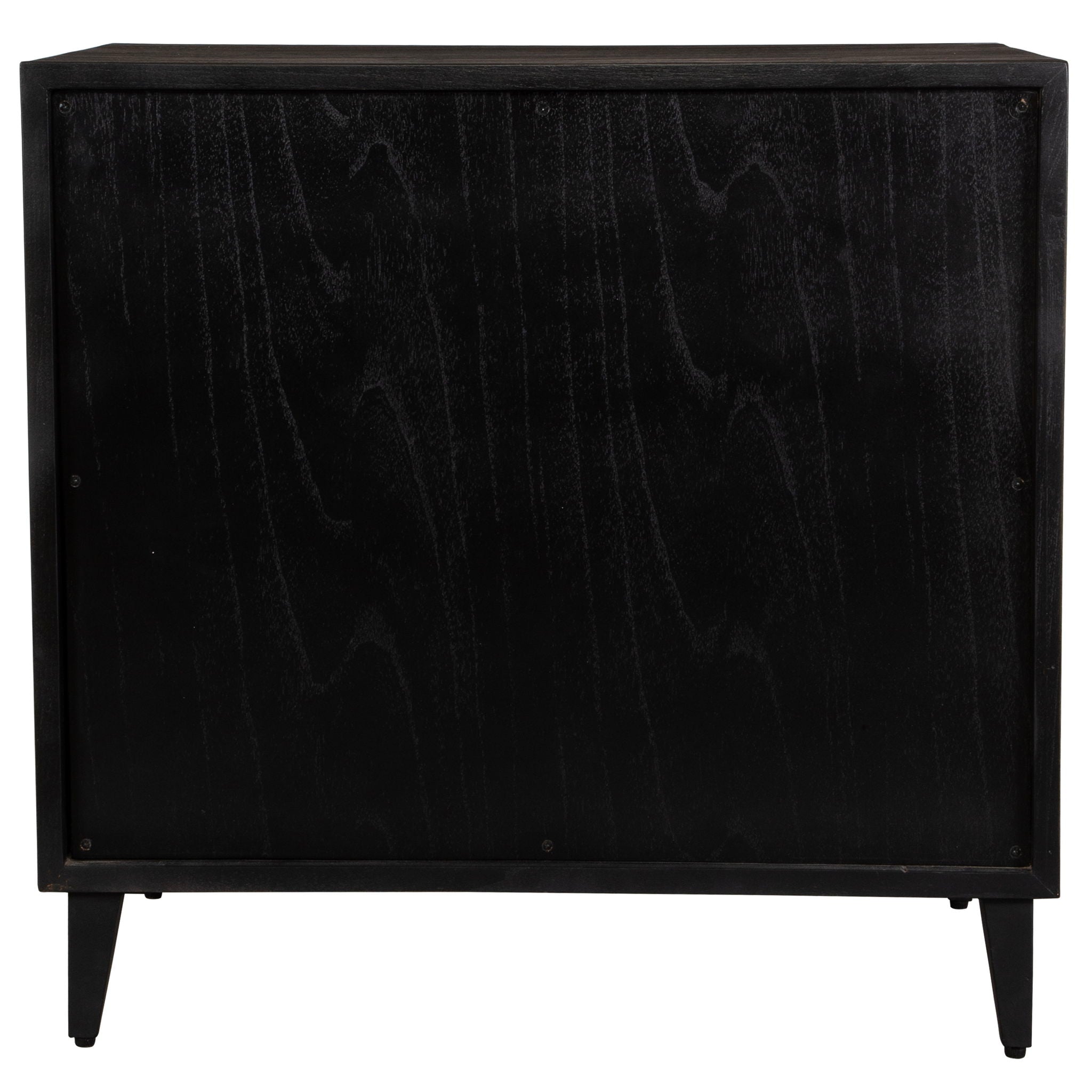 Abba - Herringbone Accent Chest - Dark Brown