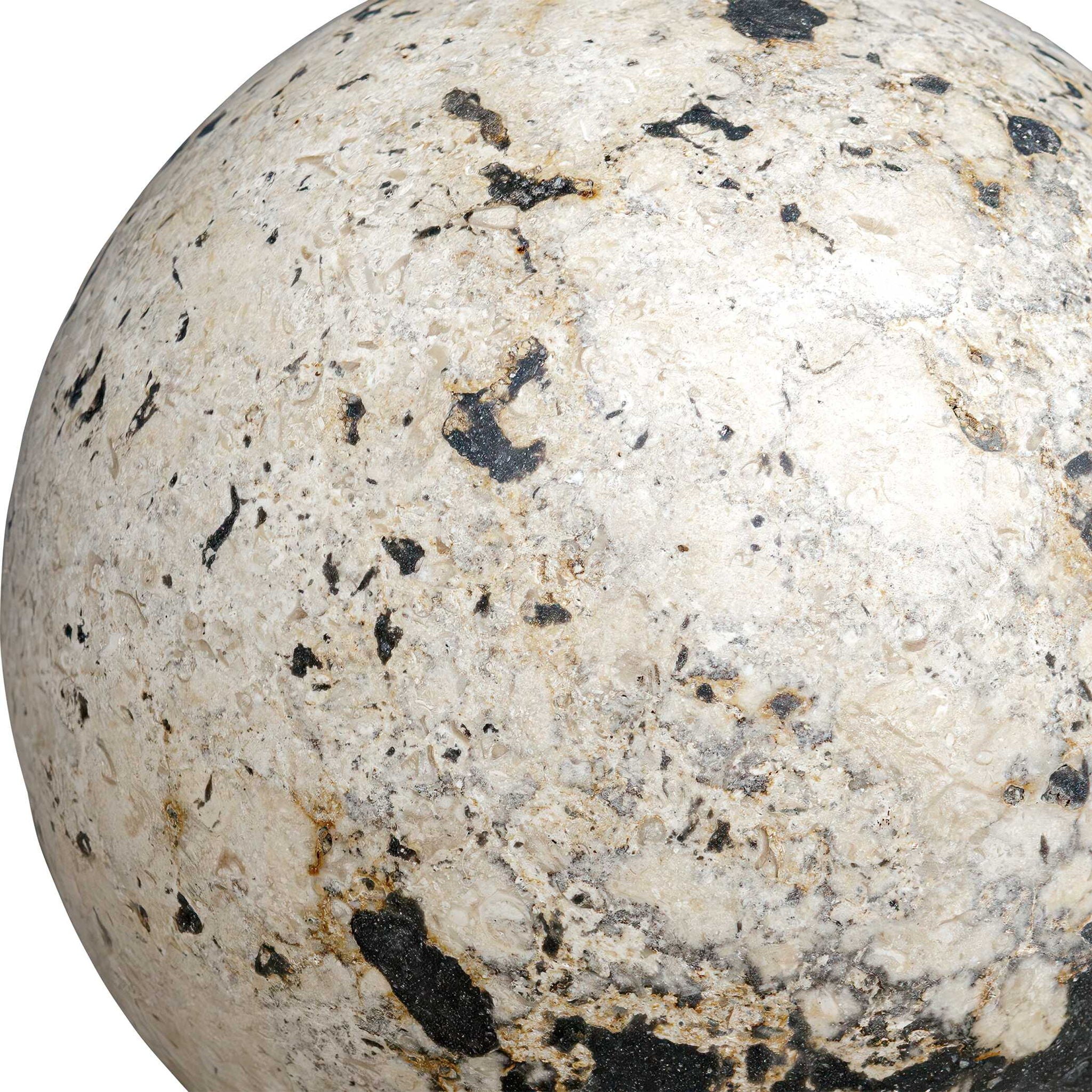 Nouveau - Indoor-Outdoor Spheres (Set of 2) - Black / White