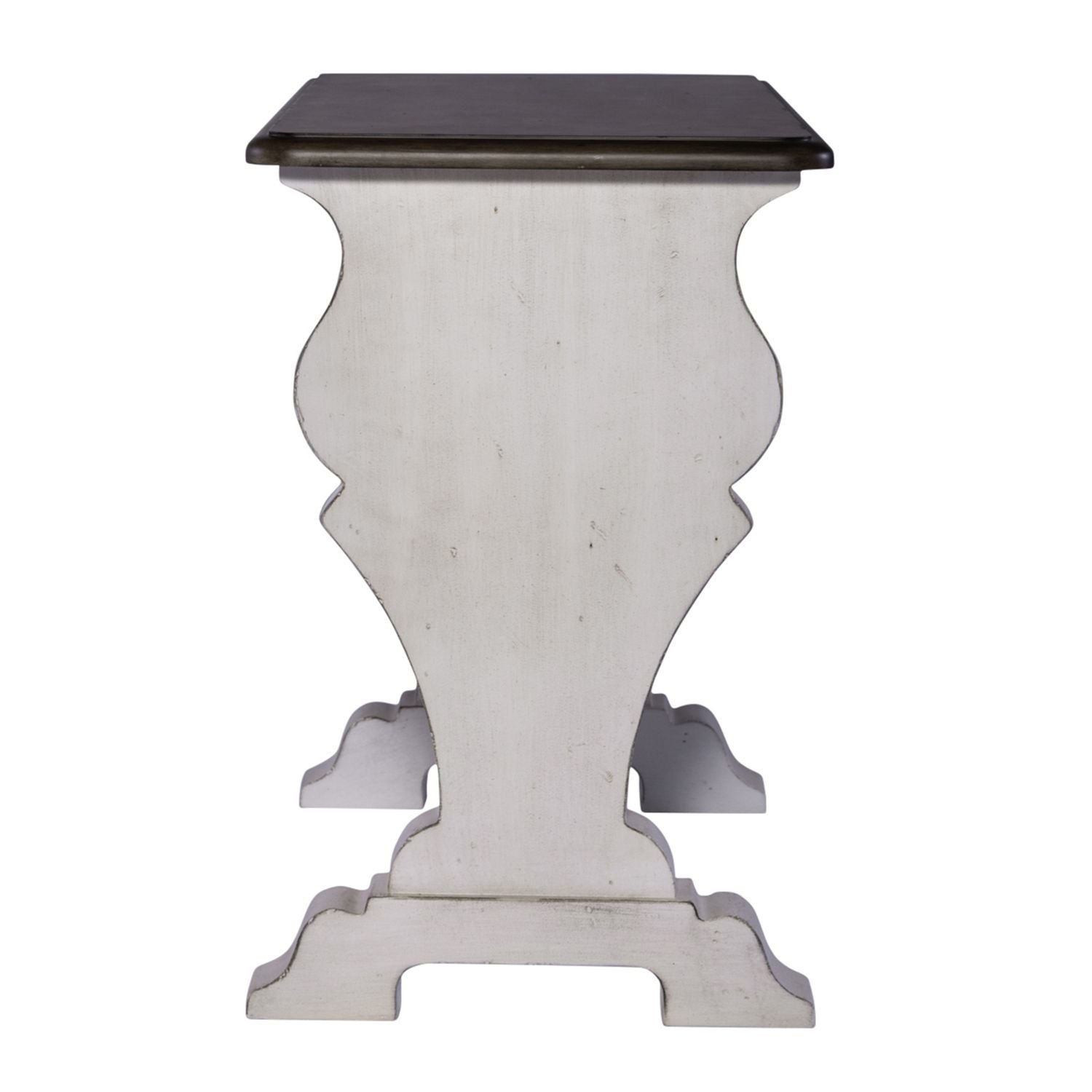 Abbey Road - Library Chair Side Table - White
