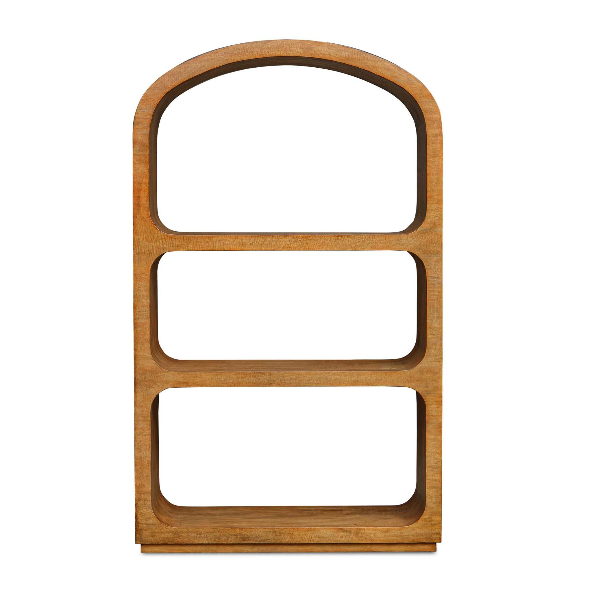 Achley - Seamless Wooden Etagere - Woodtone