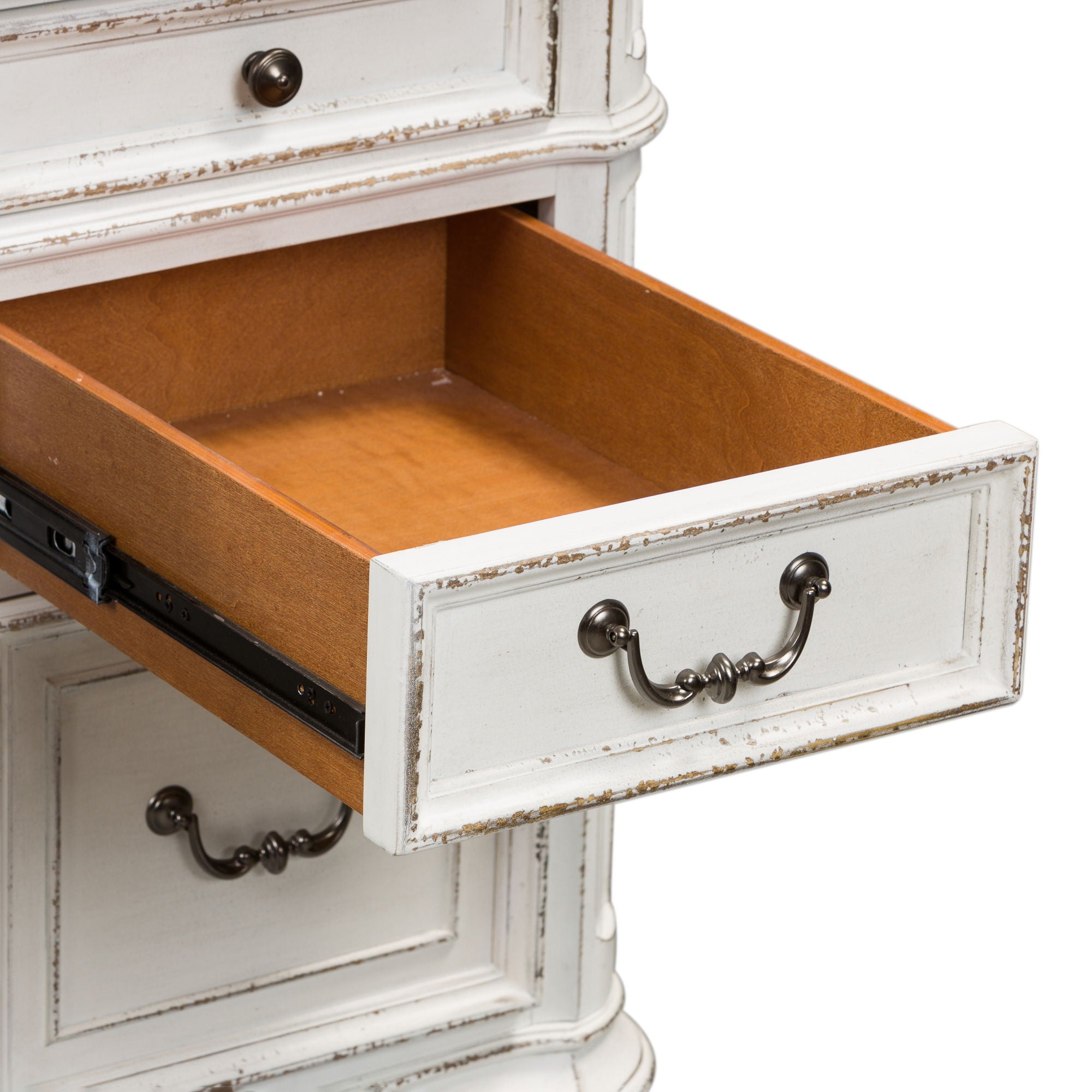 Magnolia Manor - Jr Executive Desk Base - White