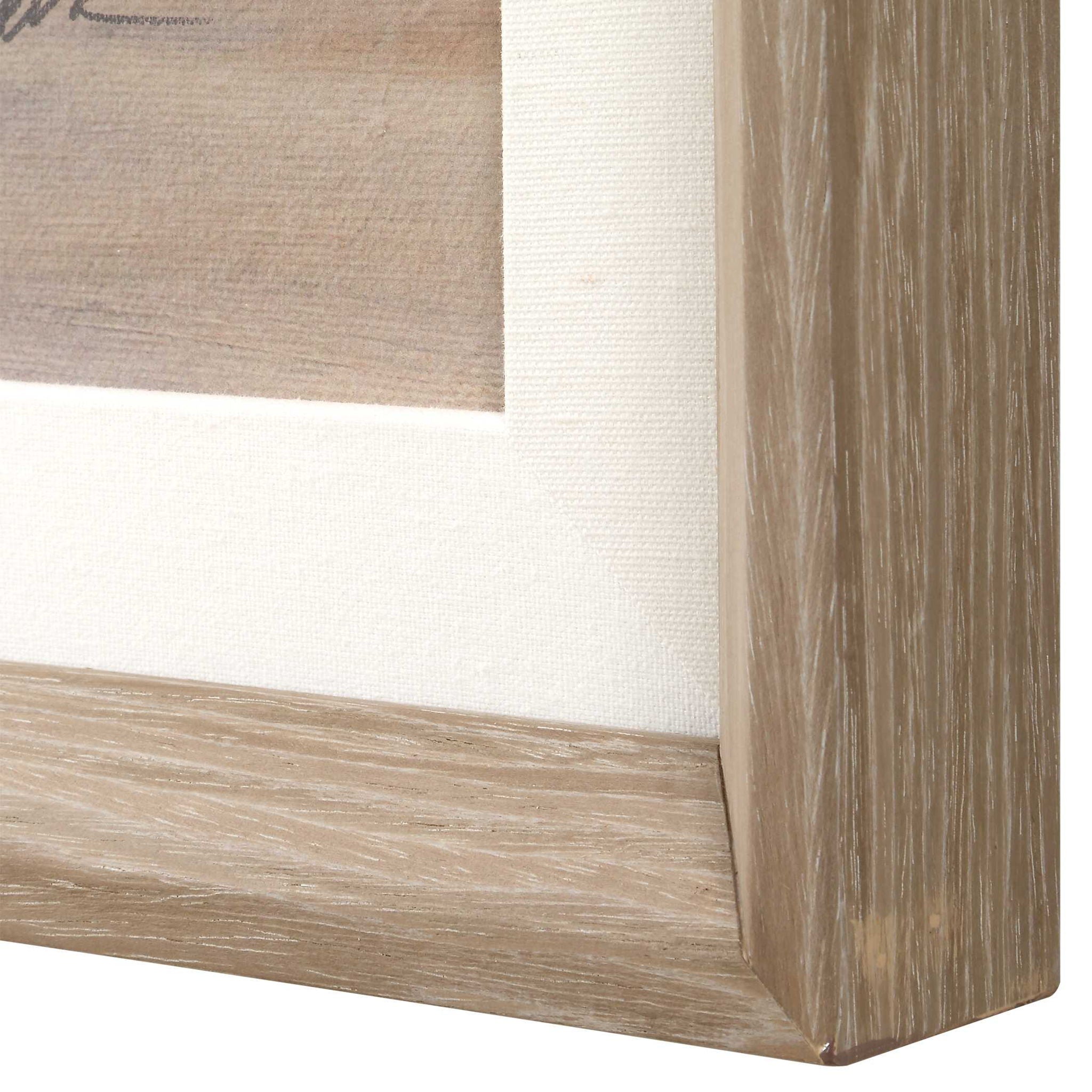 Haze - Framed Print - Light Gray