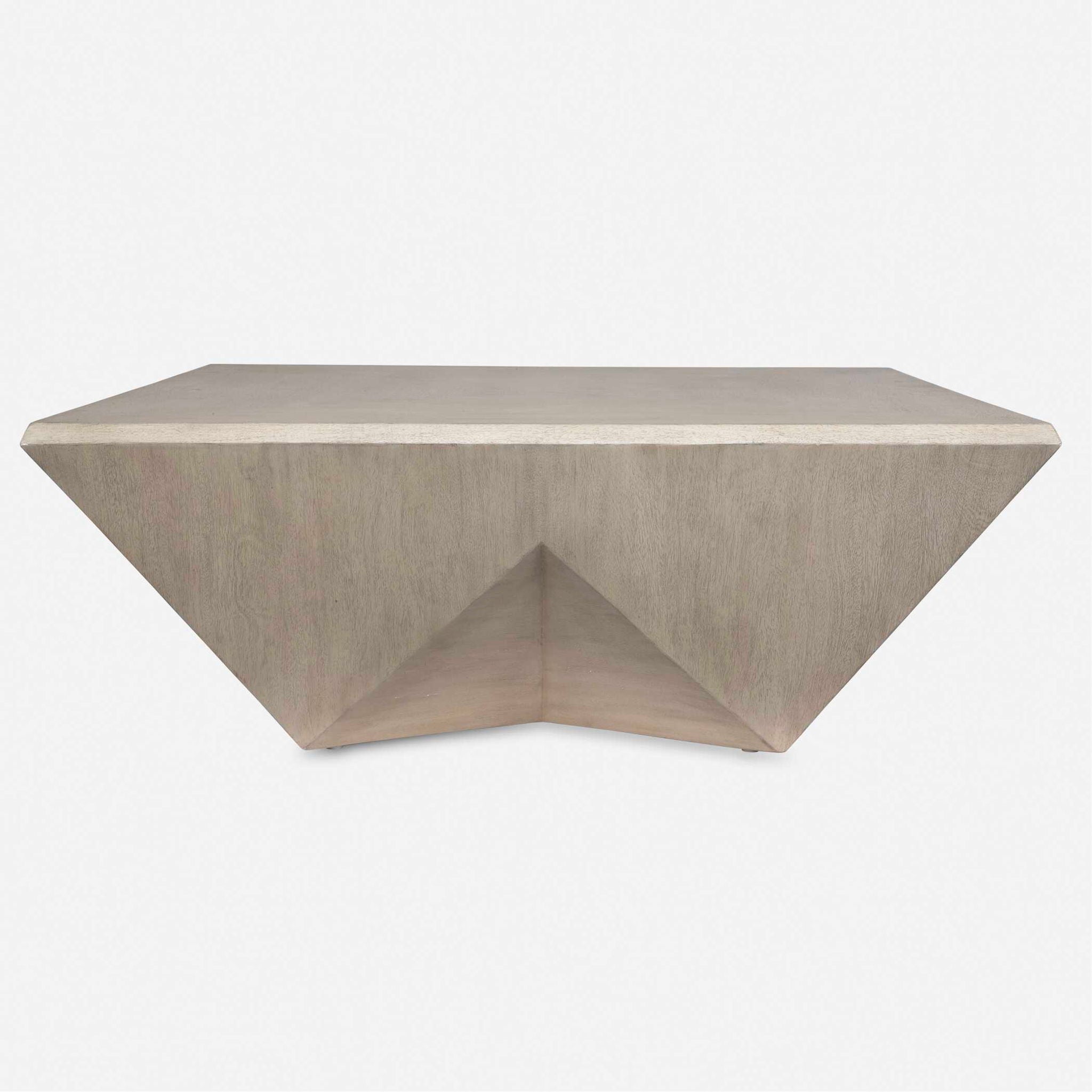 Collins - Modern Coffee Table - Light Gray