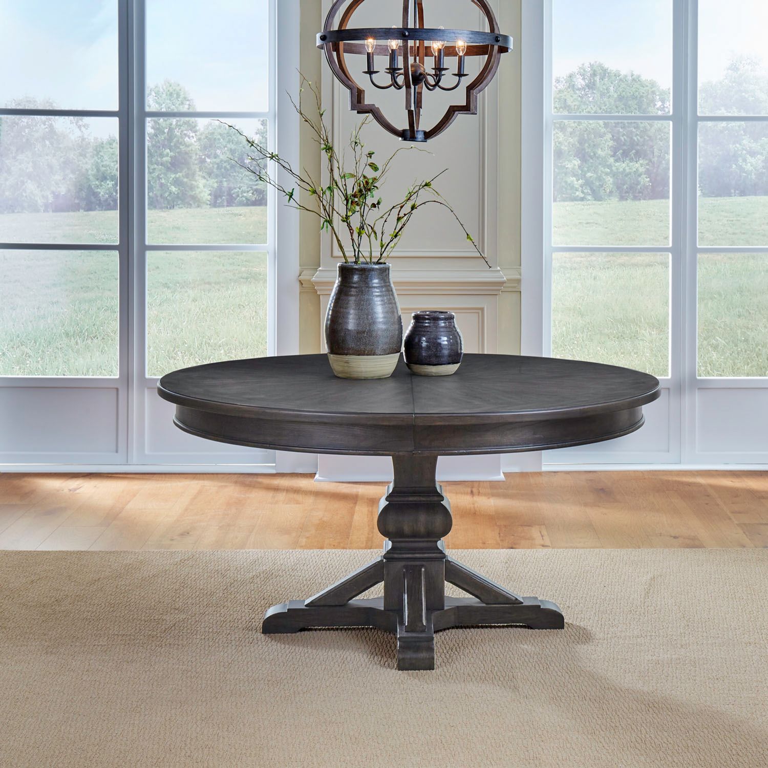 Paradise Valley - Pedestal Table - Dark Brown