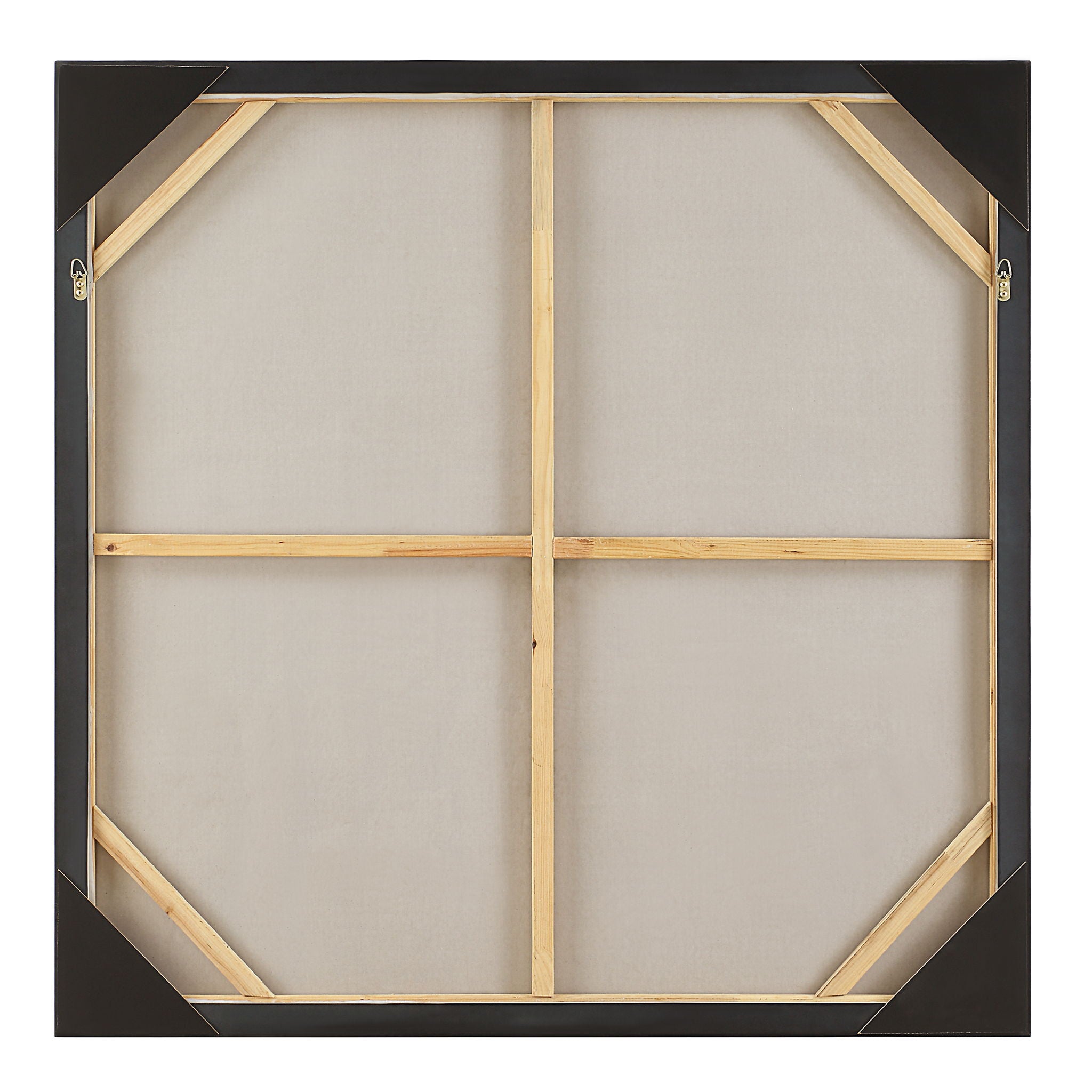 Desert Oasis - Abstract Canvas Art - Gray