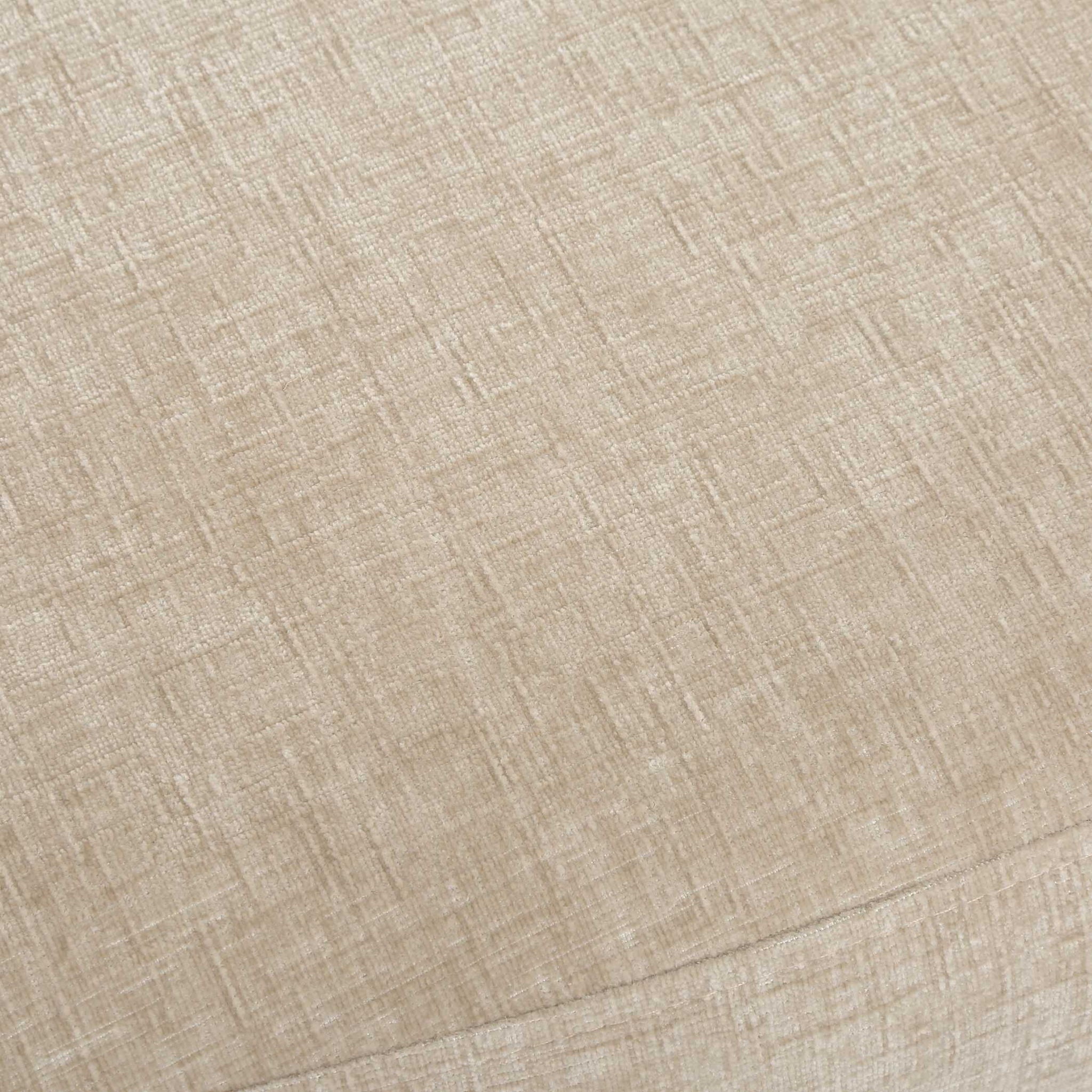 Khai - Rounded Plush Dining Bench - Brown