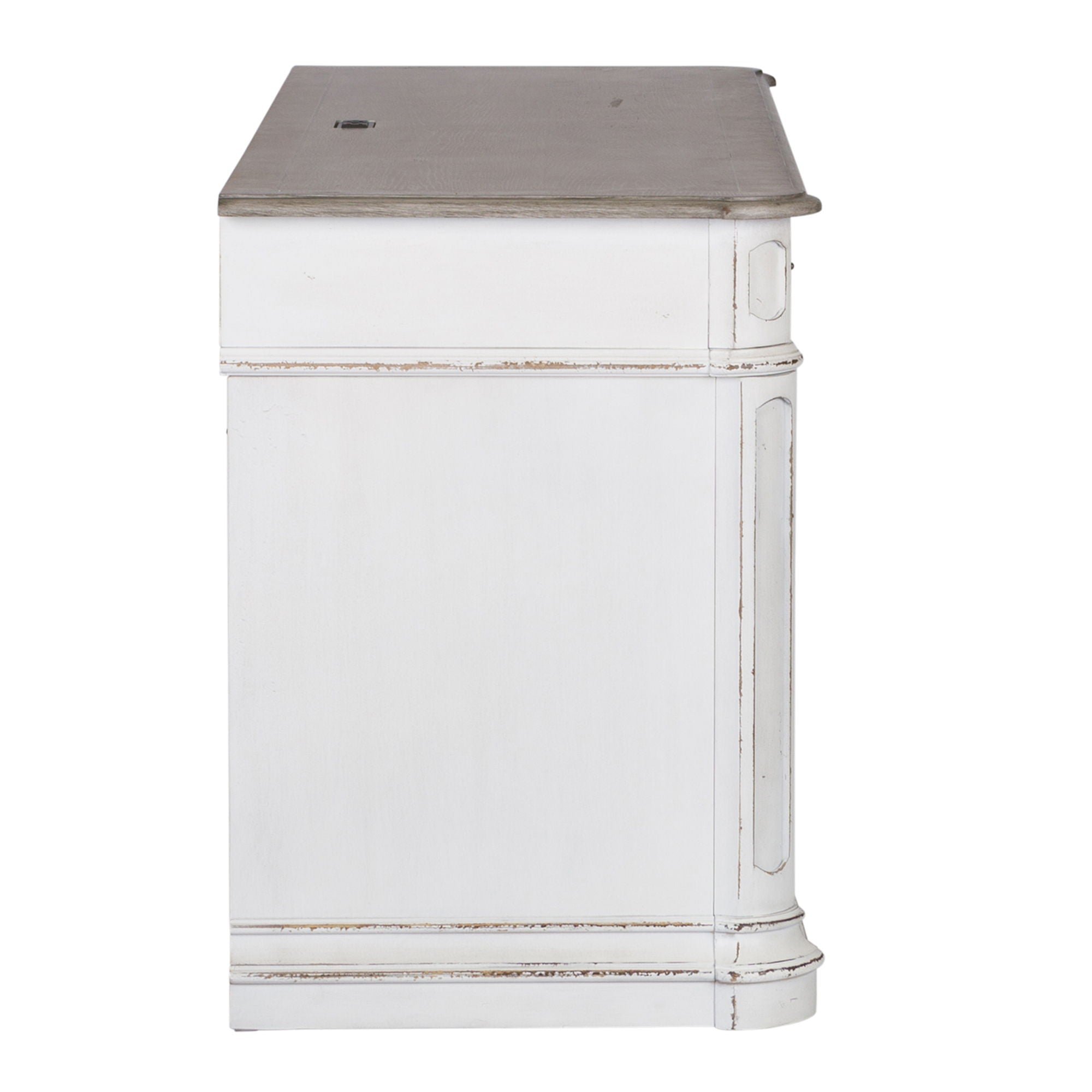 Magnolia Manor - Jr Executive Credenza Top - White