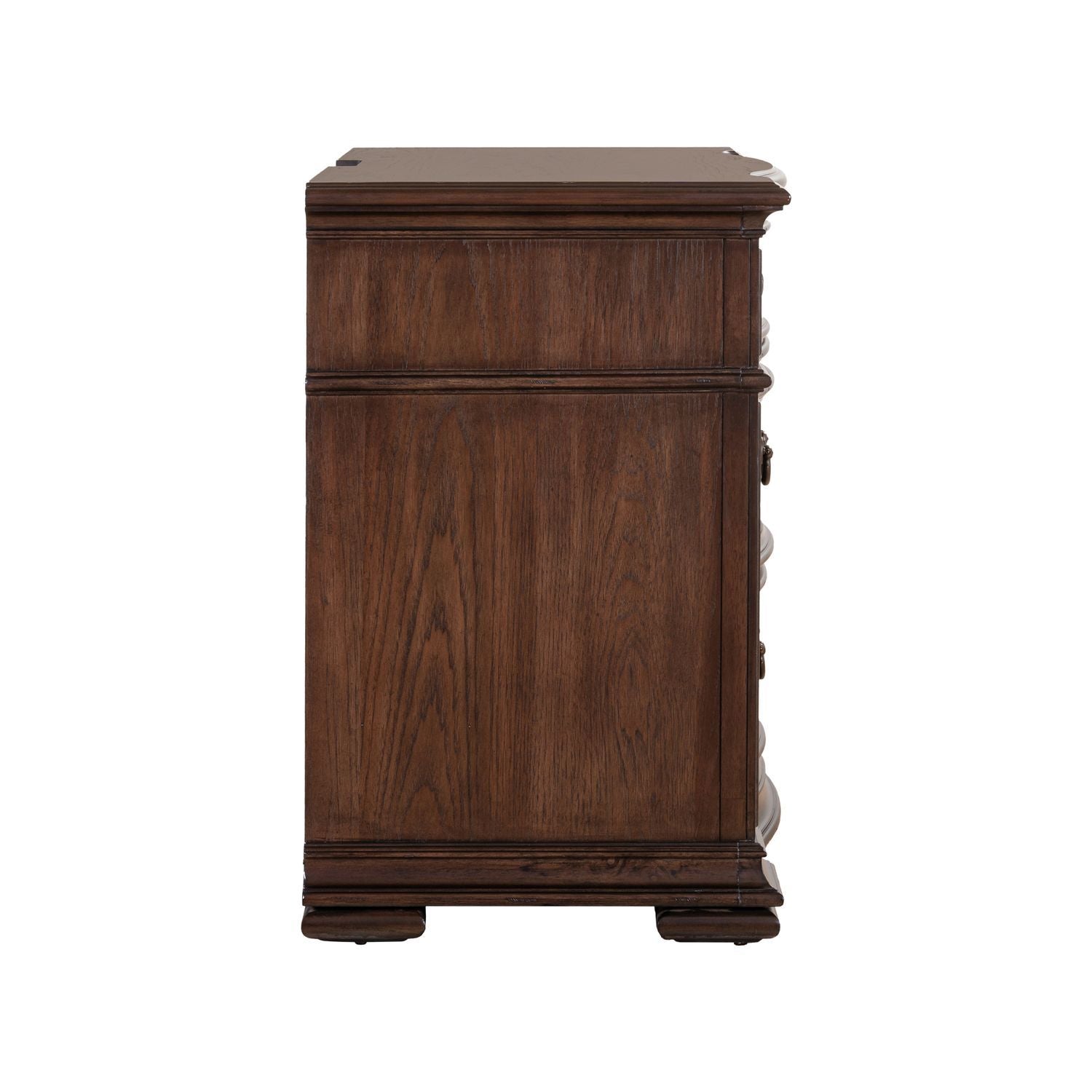 Provence Park - Bedside Chest With Charging Station - Brown