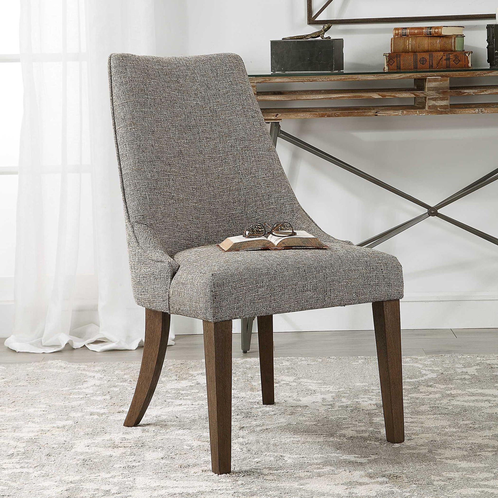 Daxton - Armless Chair - Earth Tone