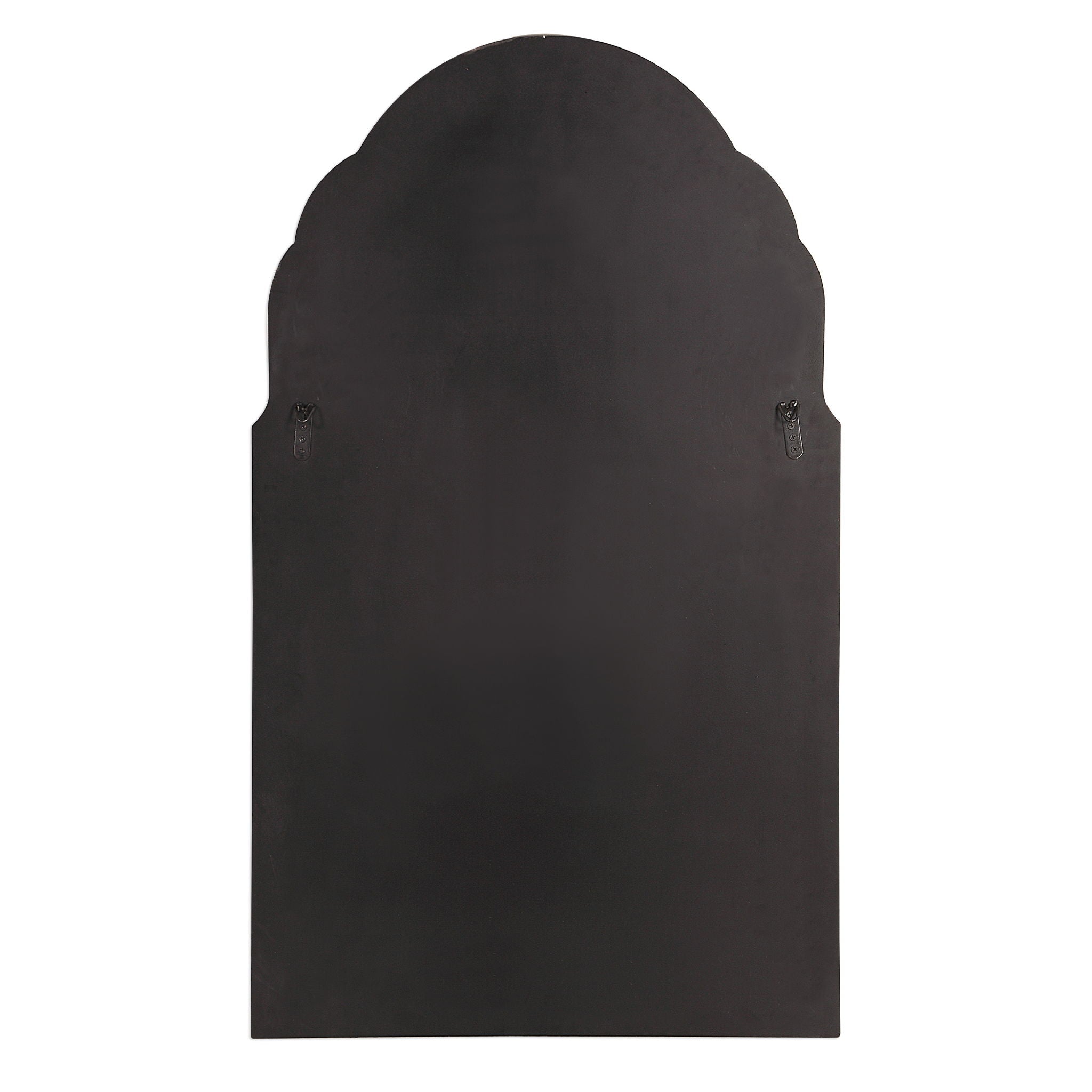 Brayden - Frameless Arched Mirror - Pearl Silver