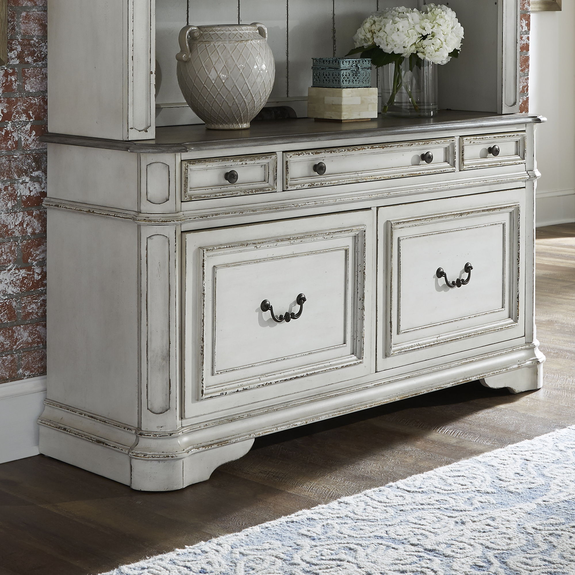 Magnolia Manor - Wood Credenza