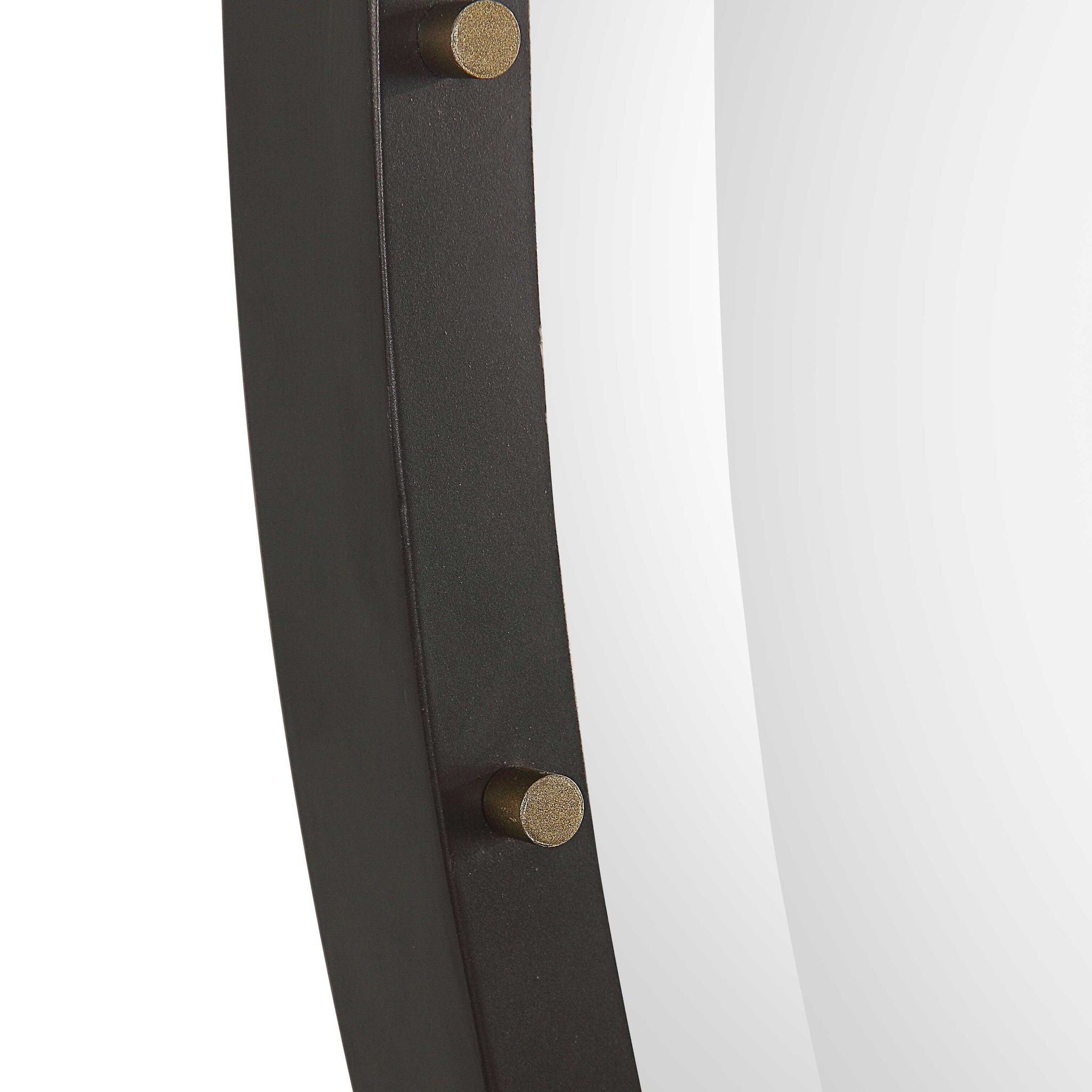 Benedo - Round Mirror - Black