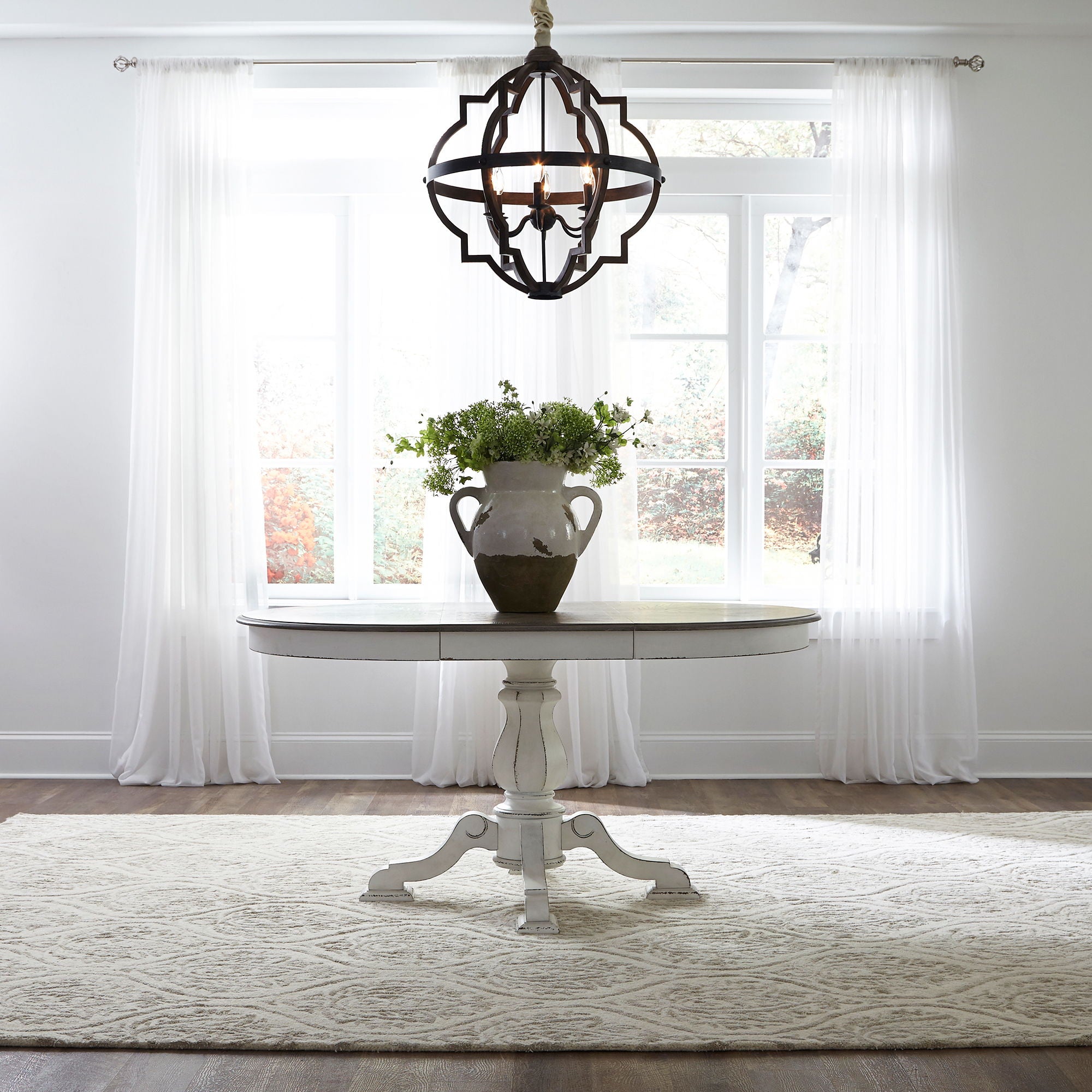 Magnolia Manor - Pedestal Table Set