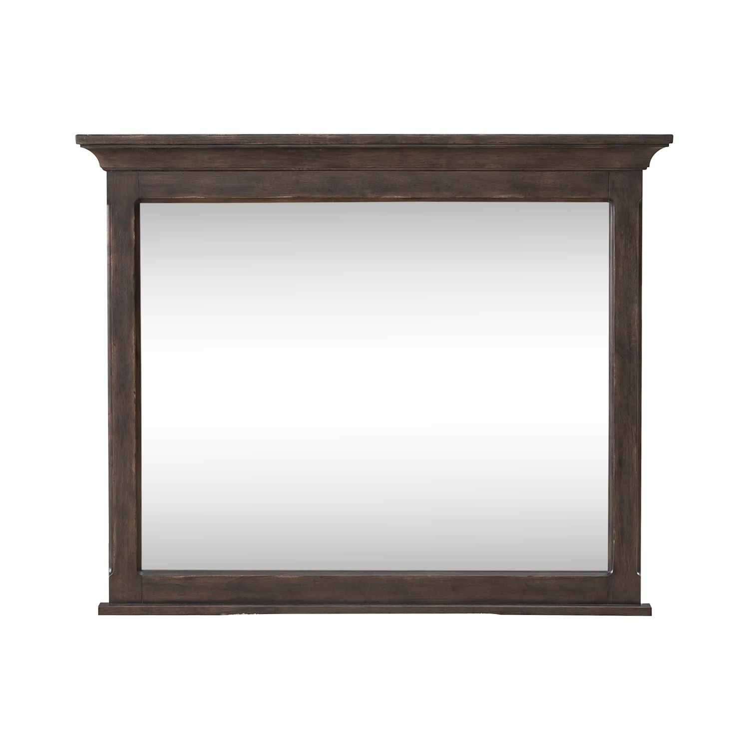 Paradise Valley - Landscape Mirror - Dark Brown