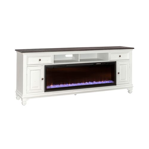 417 Fireplace & TV Stand 80"