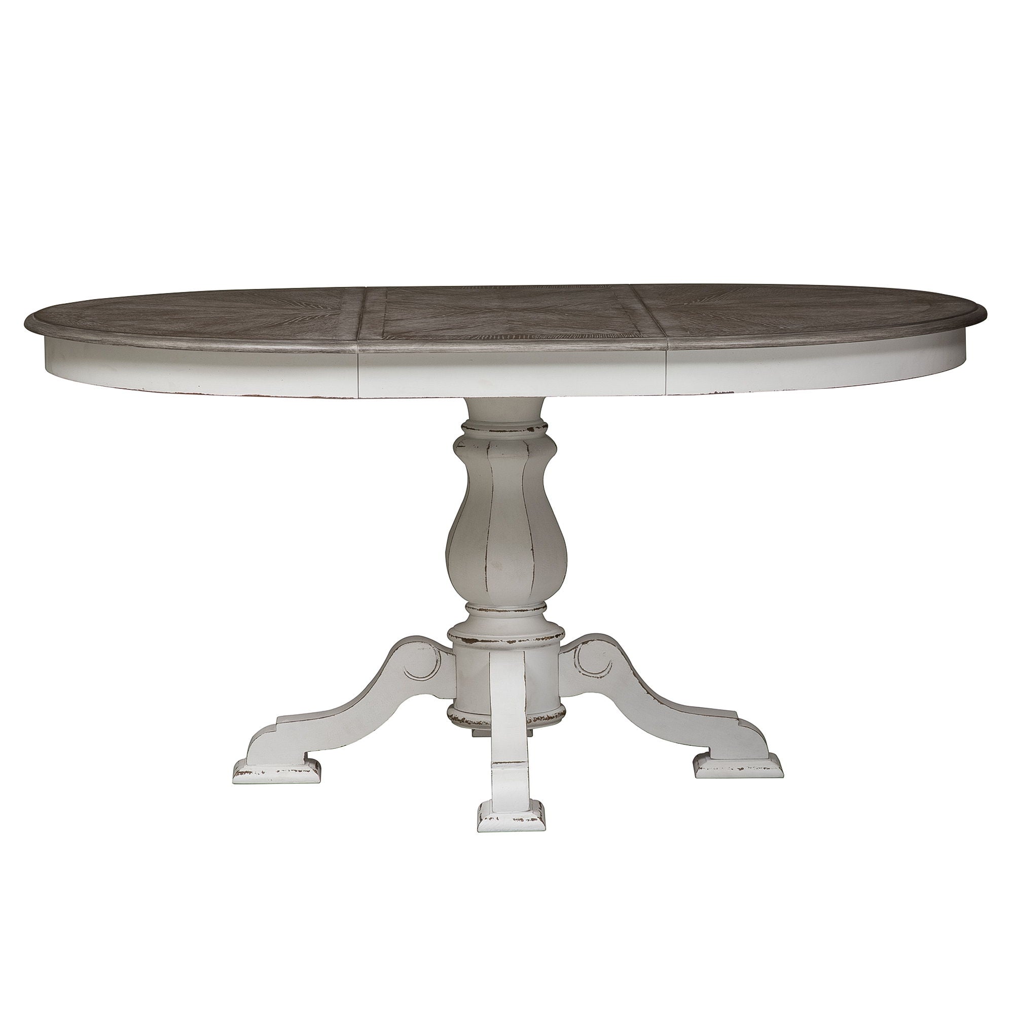 Magnolia Manor - Pedestal Table Top - White