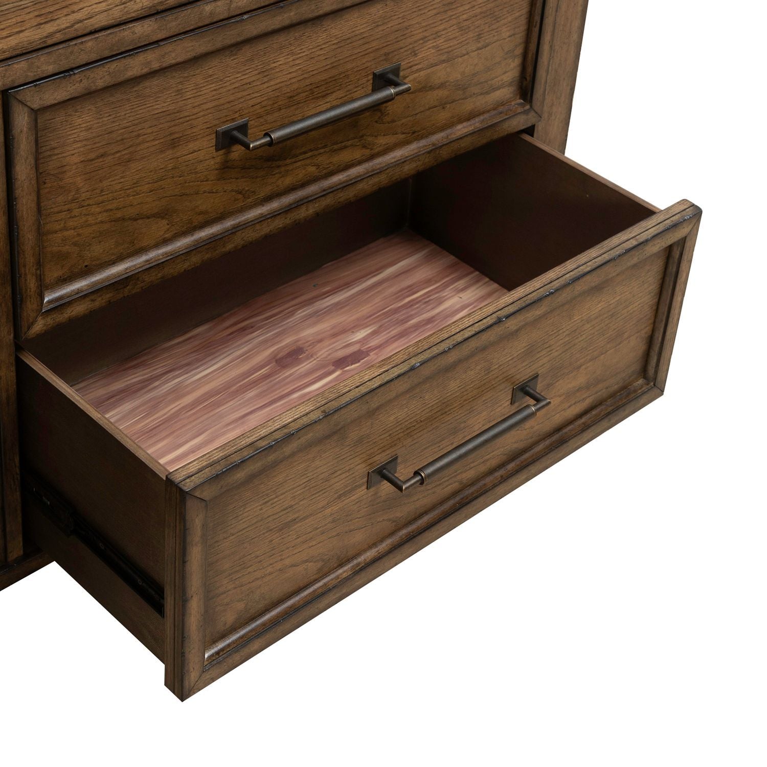 Carolina Park - 7 Drawer Dresser - Brown