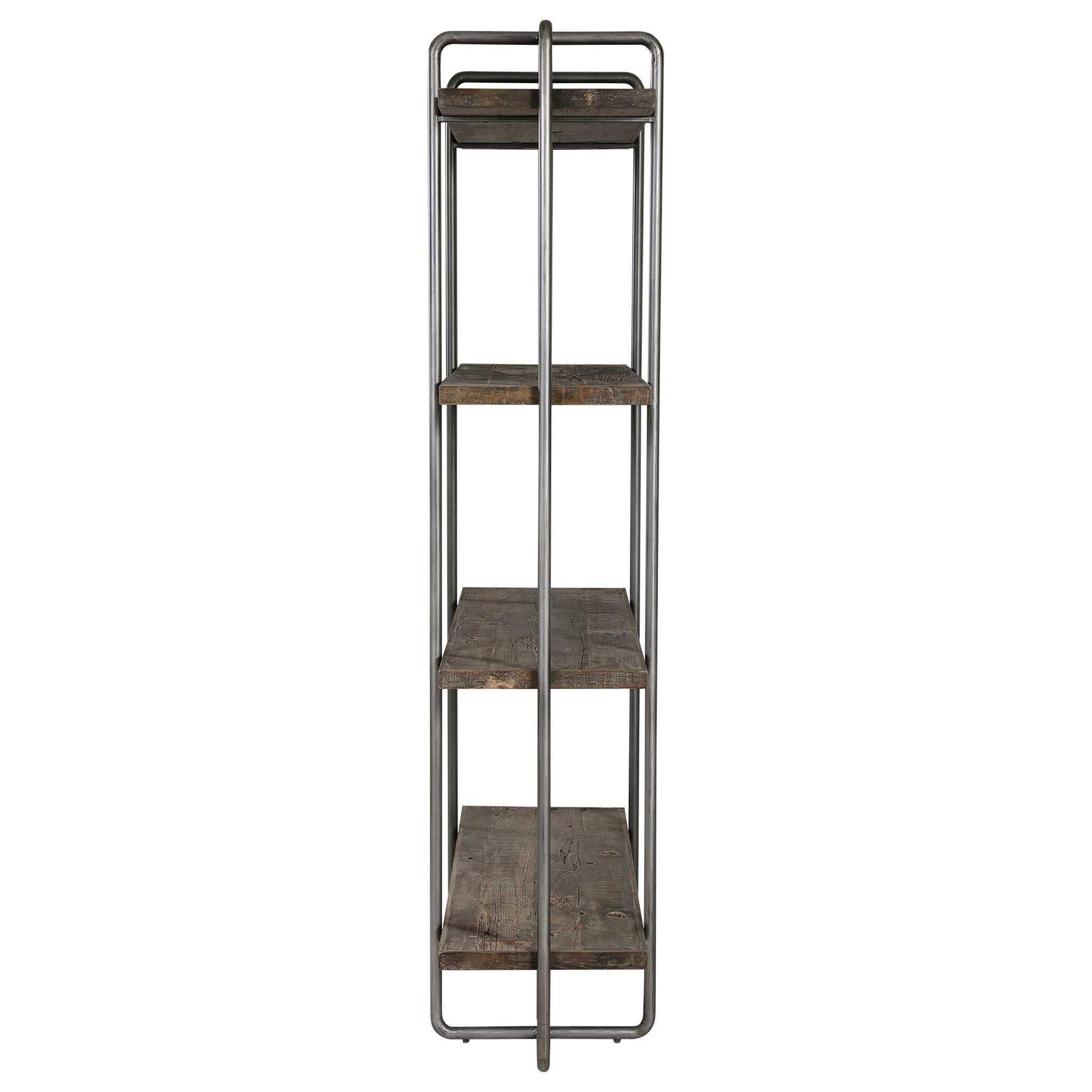 Stilo - Urban Industrial Etagere - Dark Brown