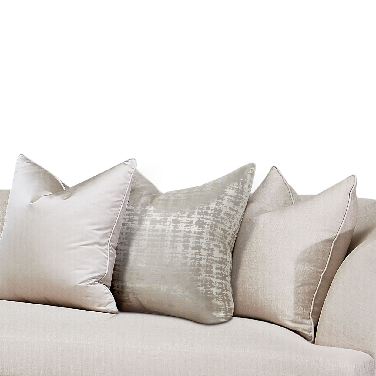 Malibu Crest - 3-Piece Sofa - Pearl / Chardonnay