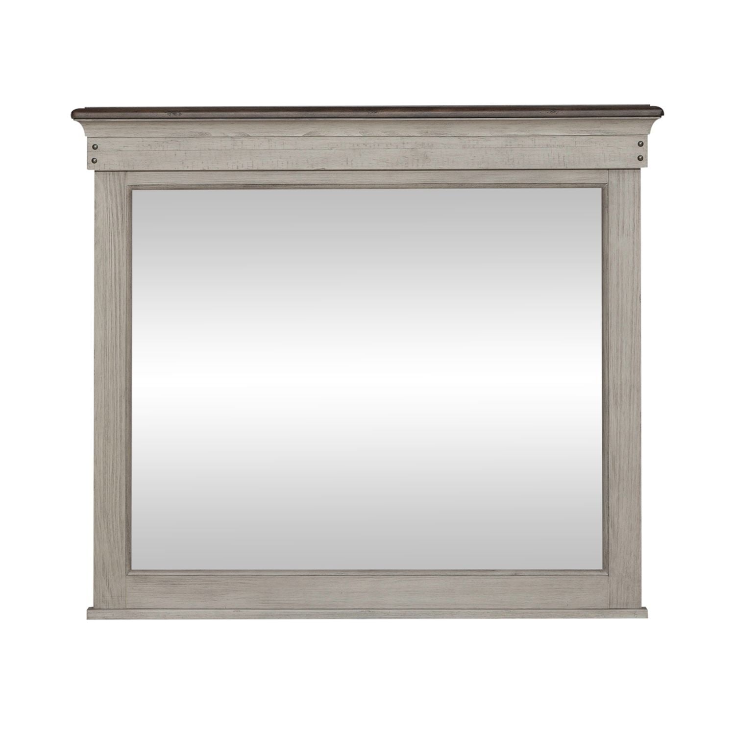 Ivy Hollow - Landscape Mirror - White