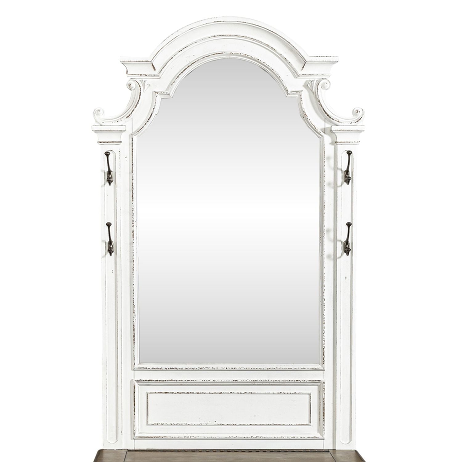 Magnolia Manor - Hall Tree Top - White