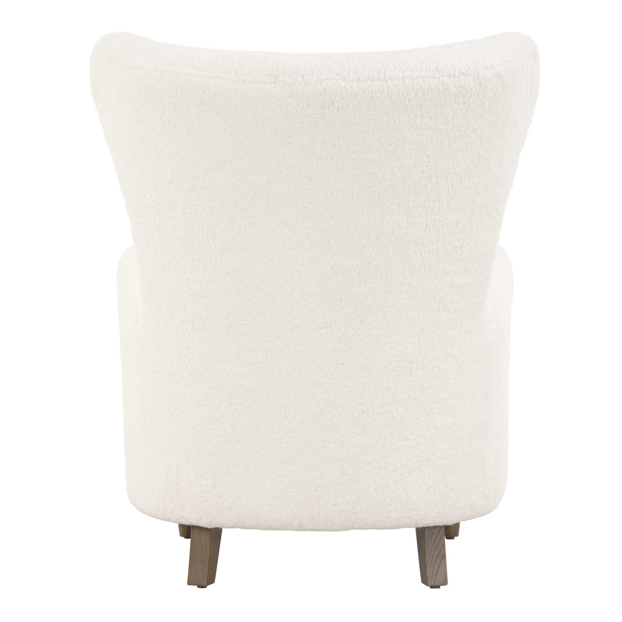 Ingel - Wingback Armchair - White