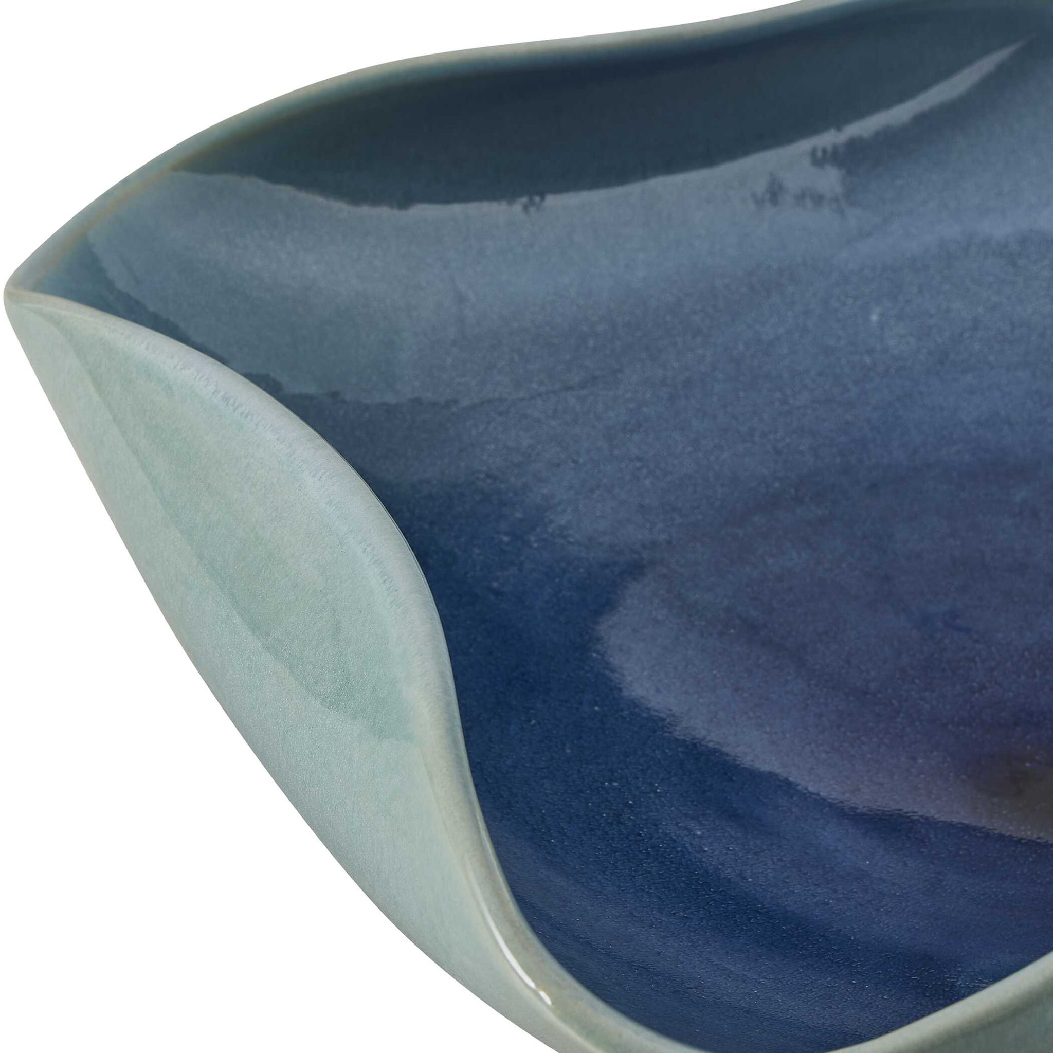 Blue Lagoon - Outdoor Bowl - Blue / Green