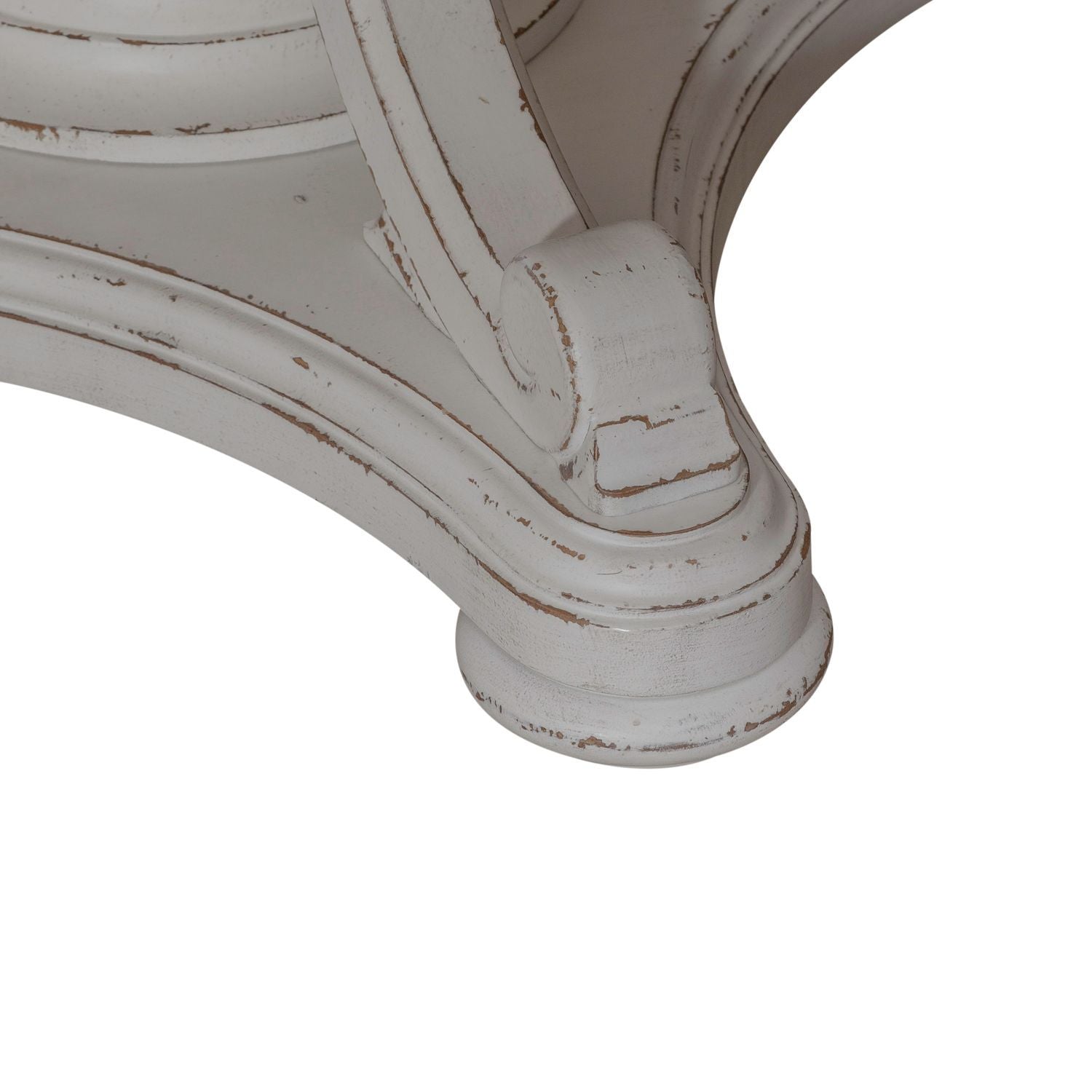 Magnolia Manor - Round Pedestal Table Base - White