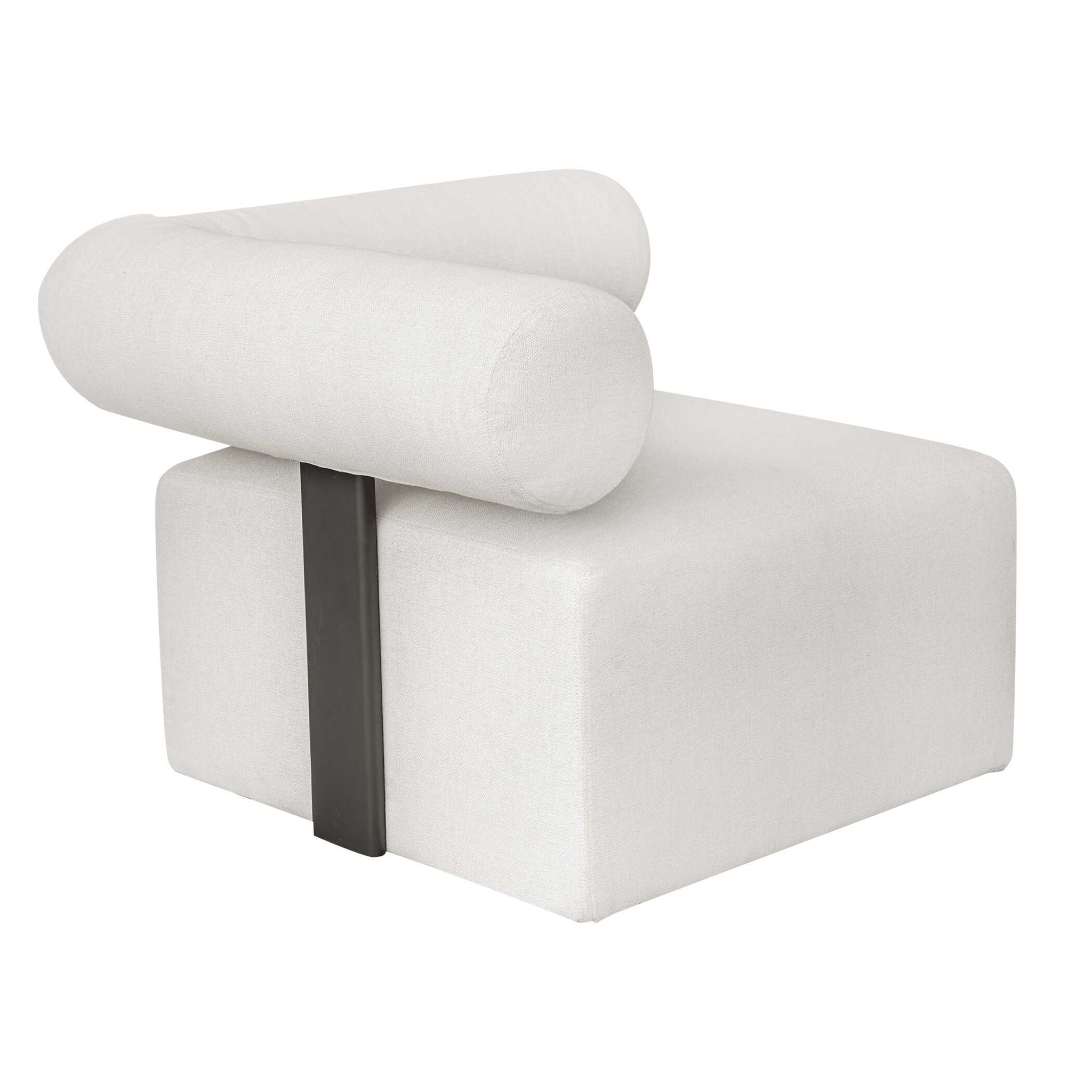 Bolster Back - Outdoor Corner Sofa - White