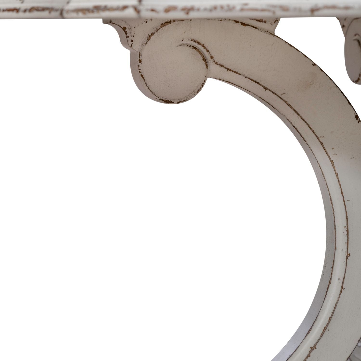 Magnolia Manor - Round Pedestal Table Base - White