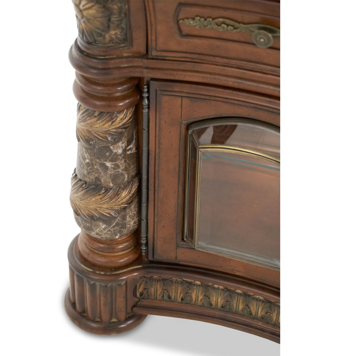 Villa Valencia China Cabinet - Classic Chestnut