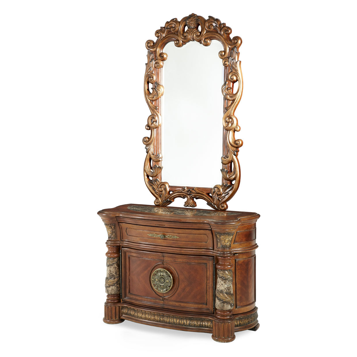 Villa Valencia Bachelor's Chest with Mirror - Classic Chest