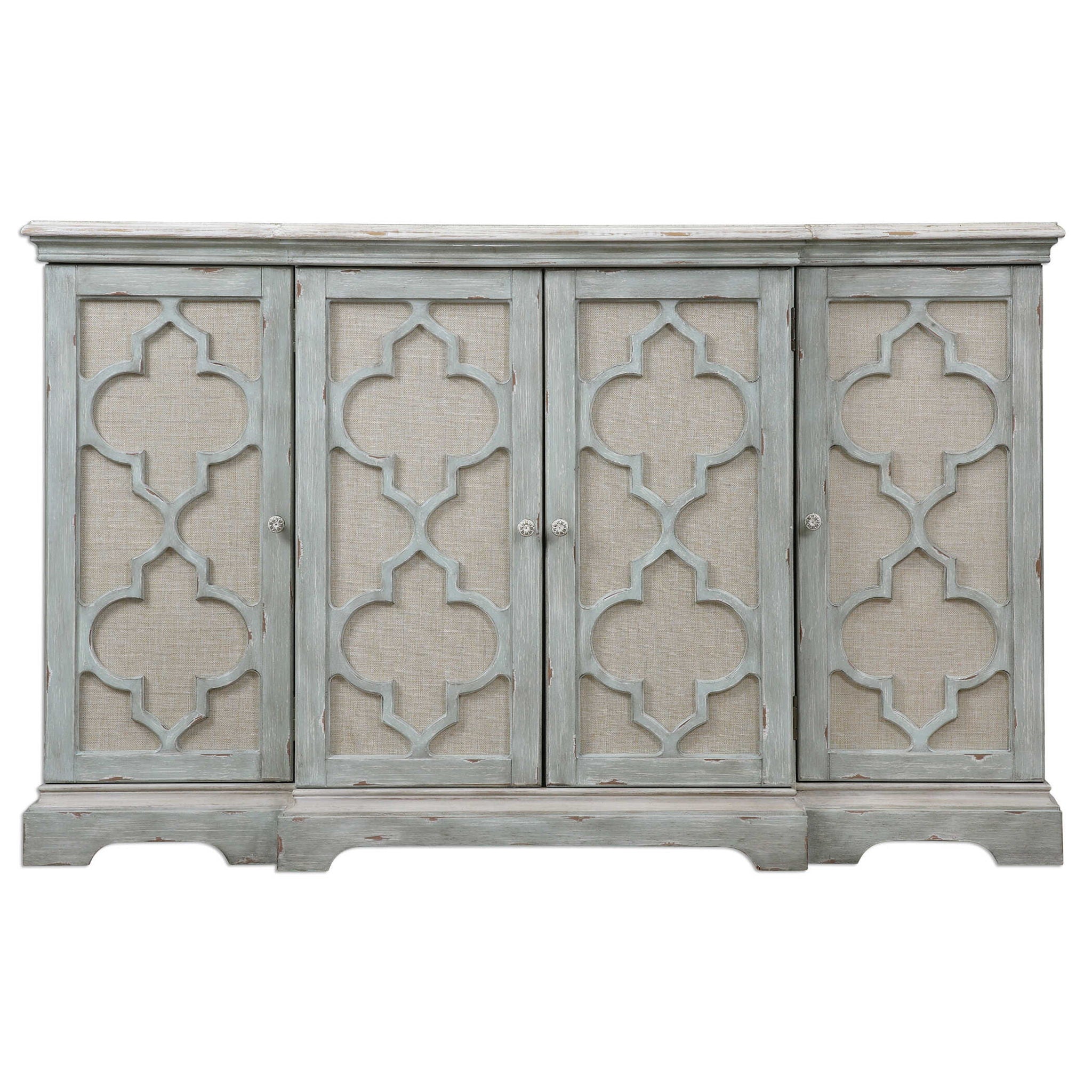 Sophie - 4 Door Cabinet - Gray