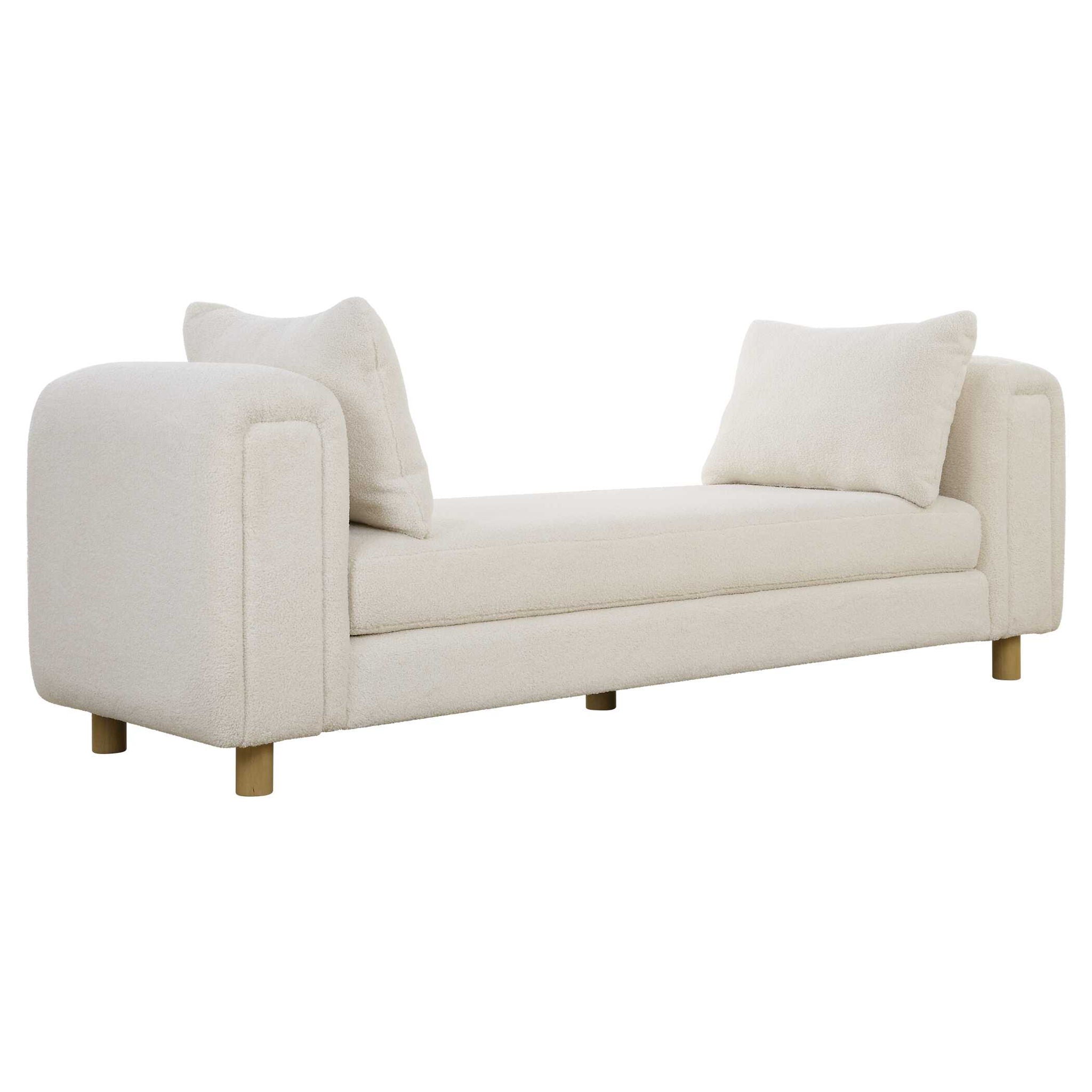 Repose - Oversized Ivory Bench