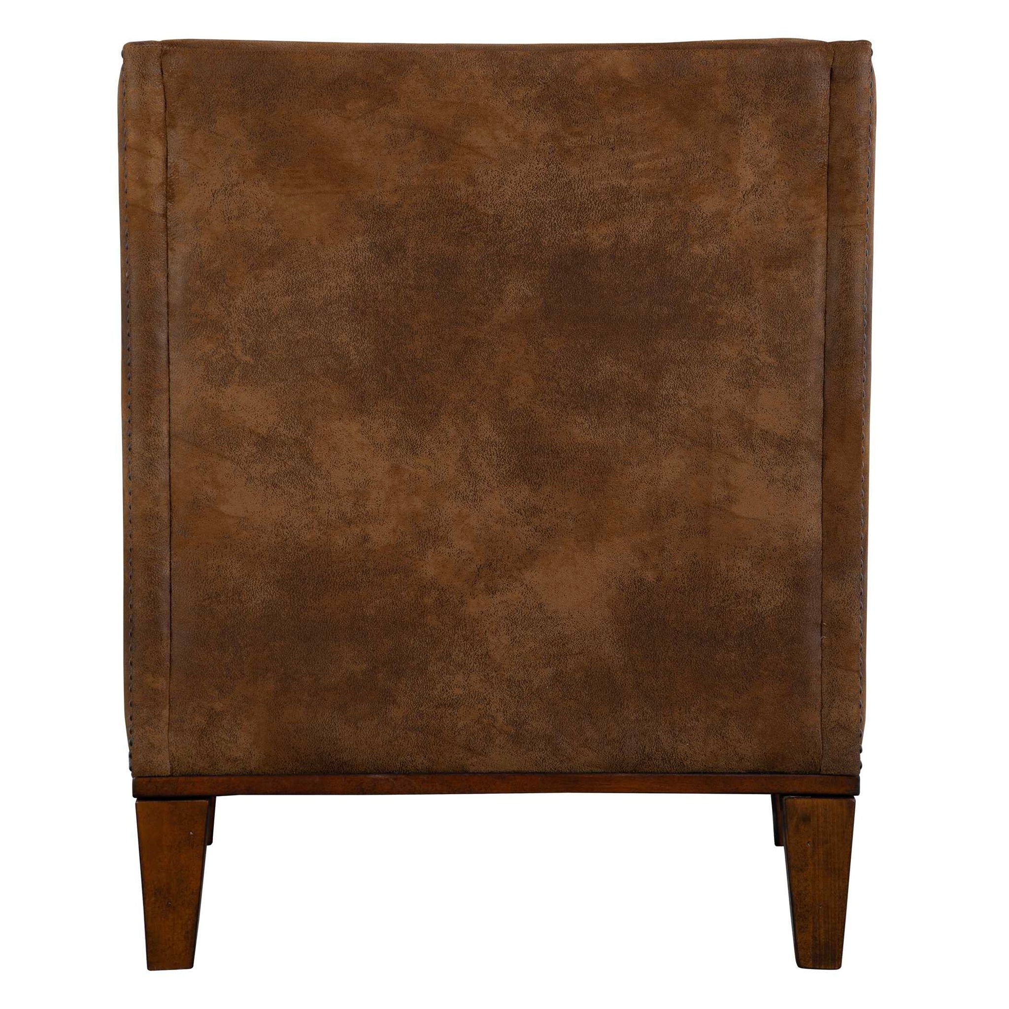 Clay - Leather Armchair - Dark Brown