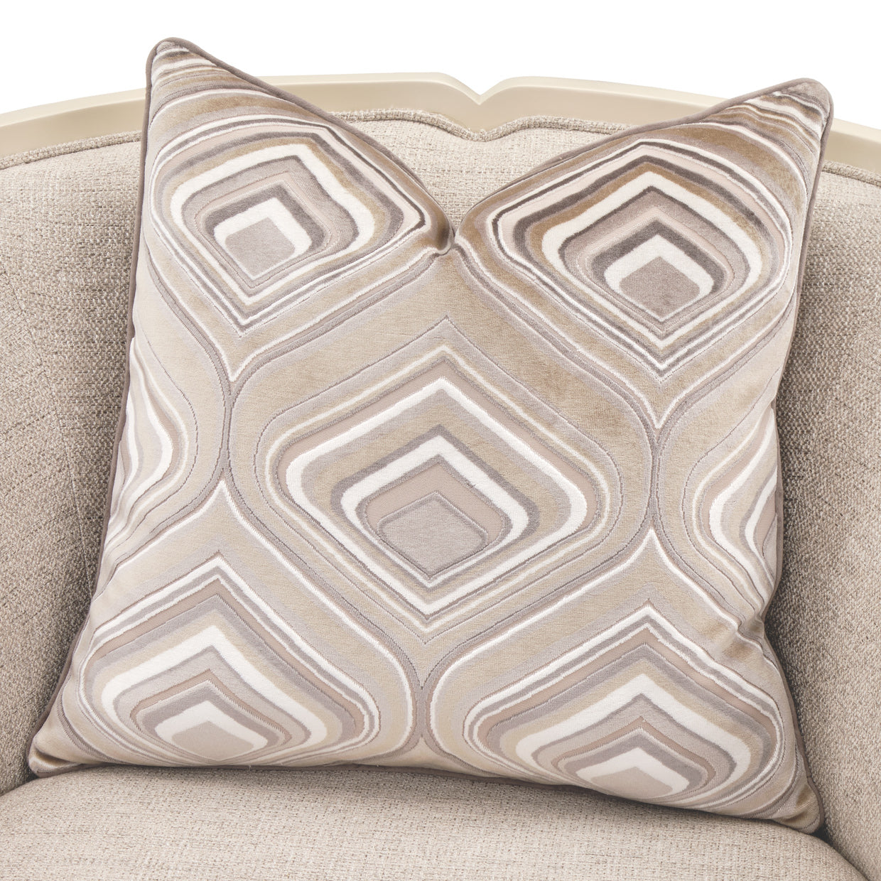 Camden Court Accent Chair - Flax Pearl