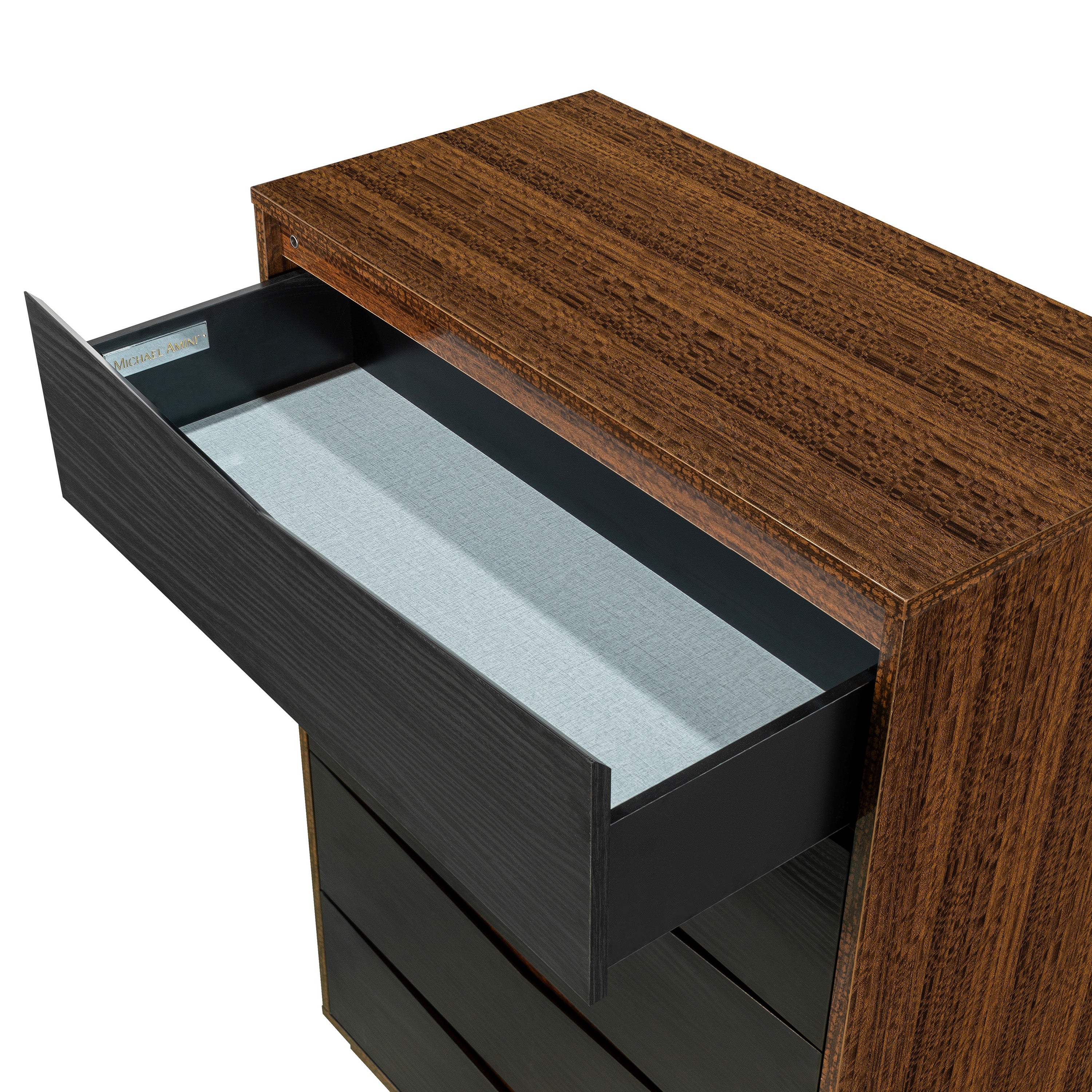 Kayner 5-Drawer Chest - Charcoal